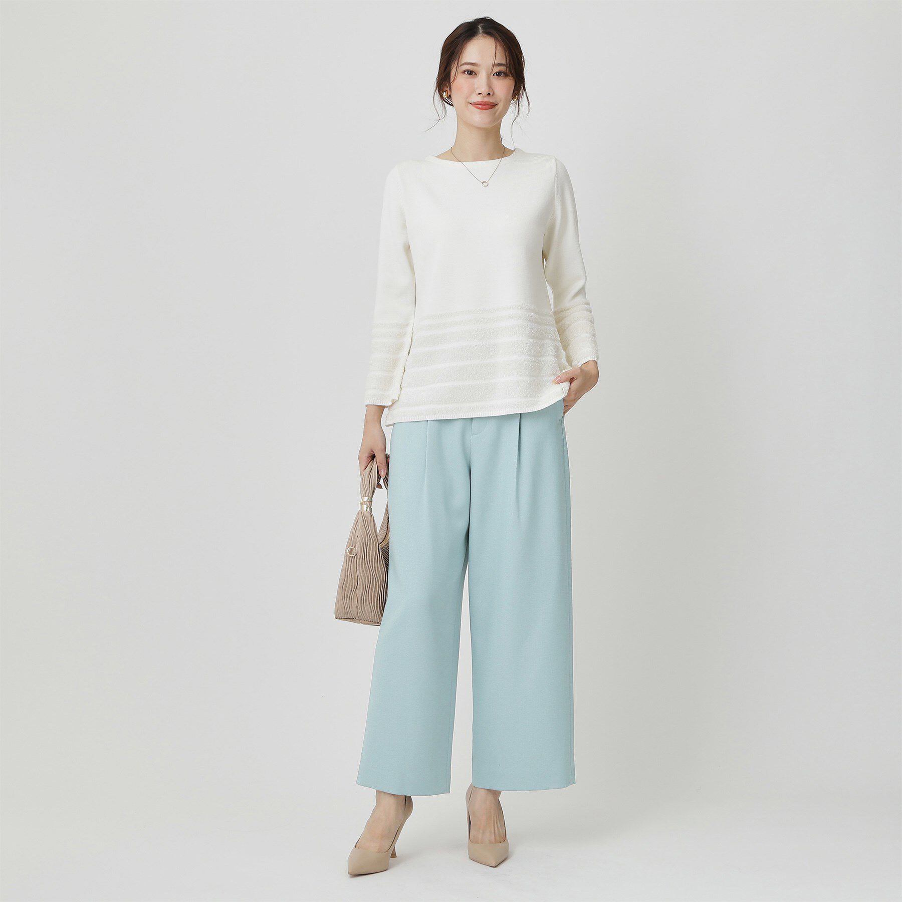 COUP DE CHANCE「【手洗い可／日本製】タックワイドパンツ」|その他|