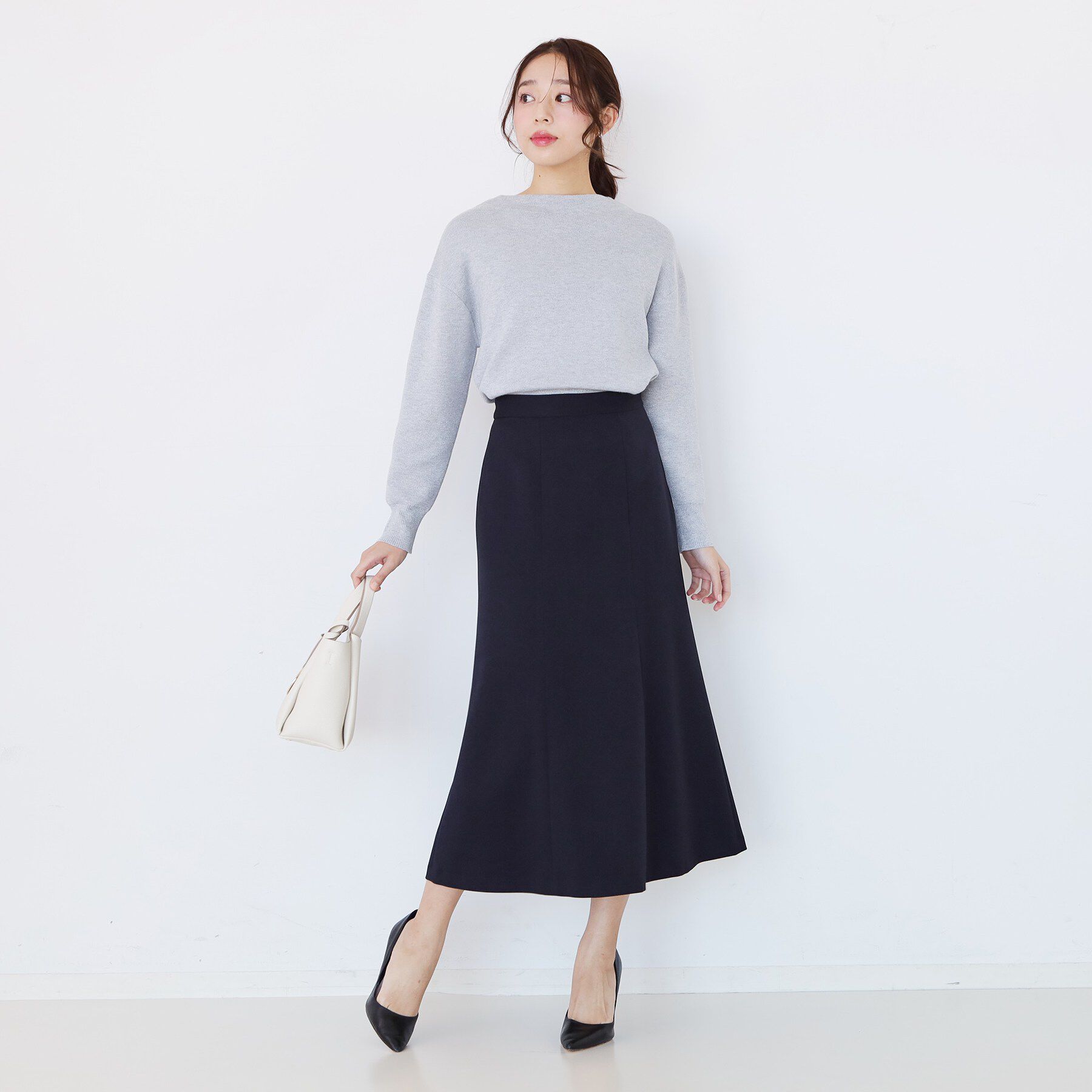 COUP DE CHANCE「【手洗い可】ラメ混ニットトップス」|ニット・セーター|