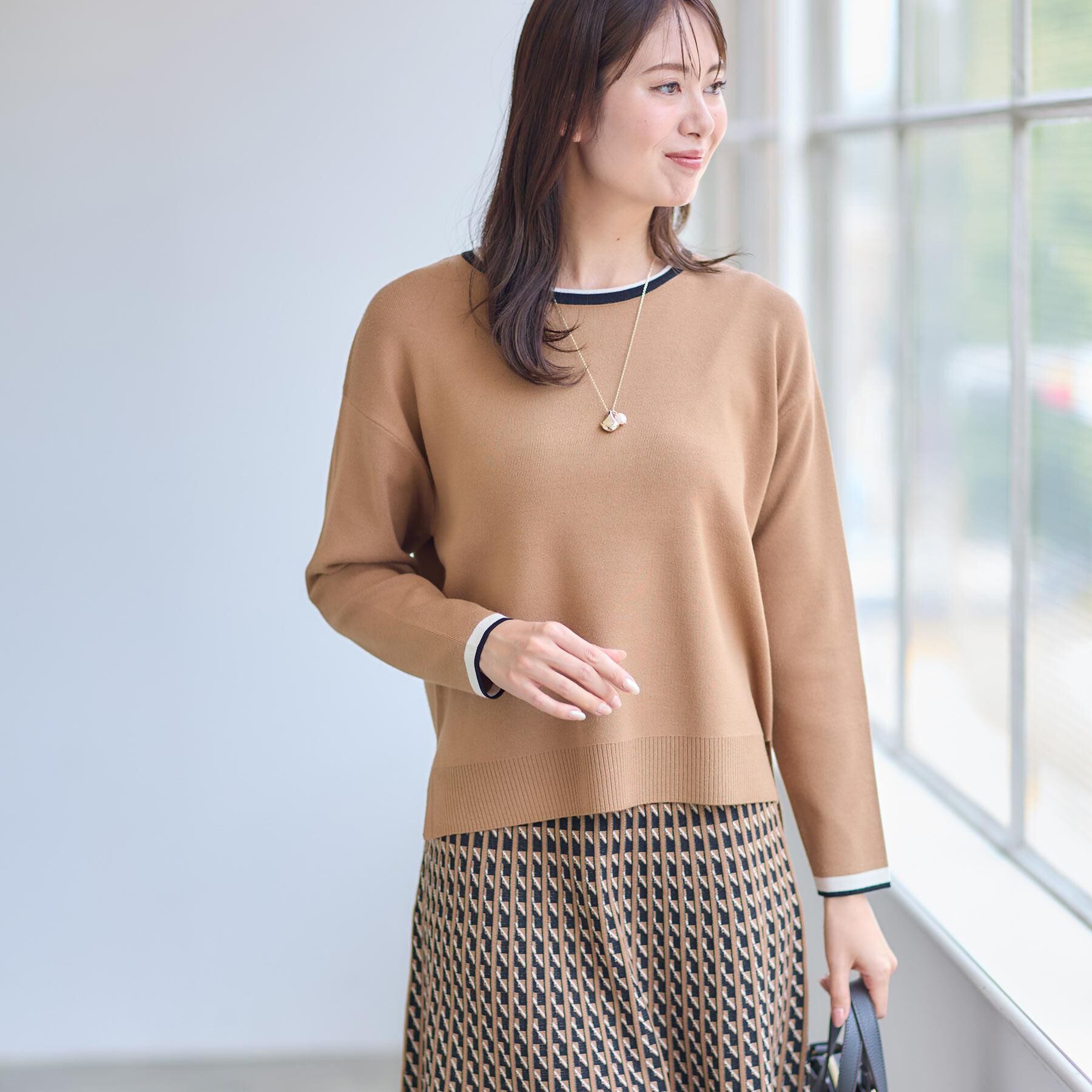 Reflect「【WEB先行カラーあり／セットアップ可】ゆったりフォルムニット」|ニット・セーター|