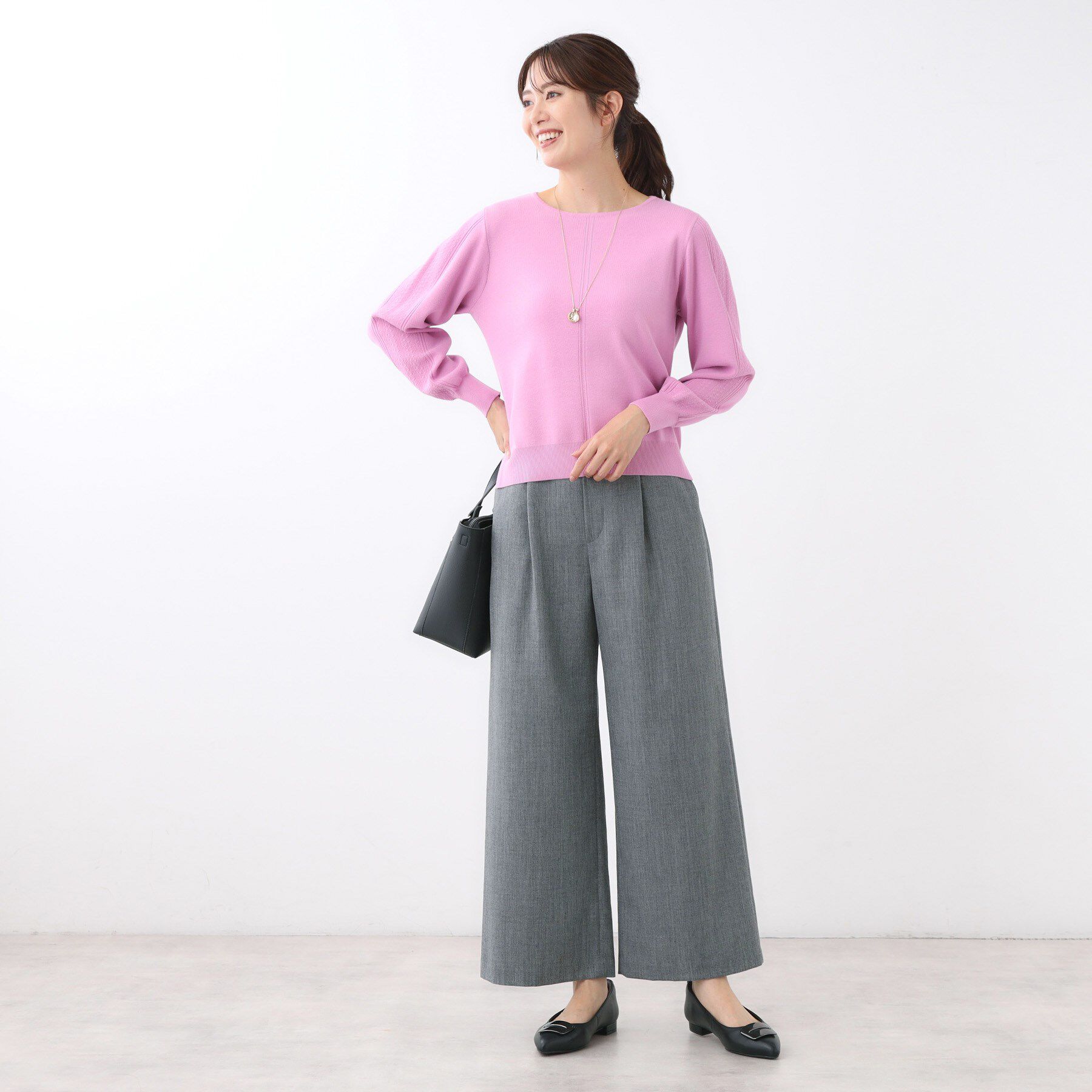 Reflect「【すっきりシルエット】ワイドクロップドパンツ」|その他|