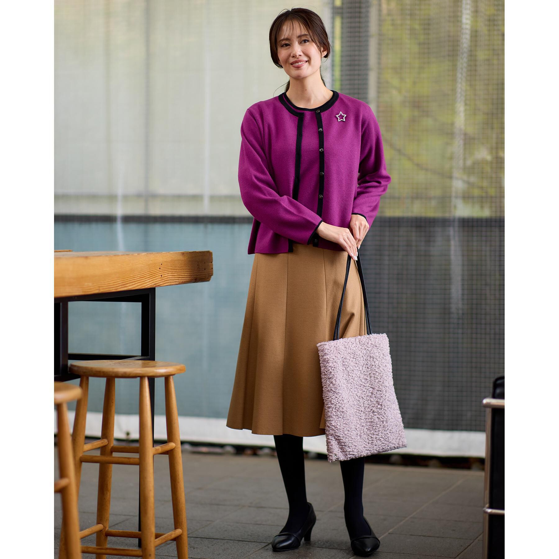 Reflect「【コーディネートのアクセントに◎】もこもこボアトートバッグ」|トートバッグ|