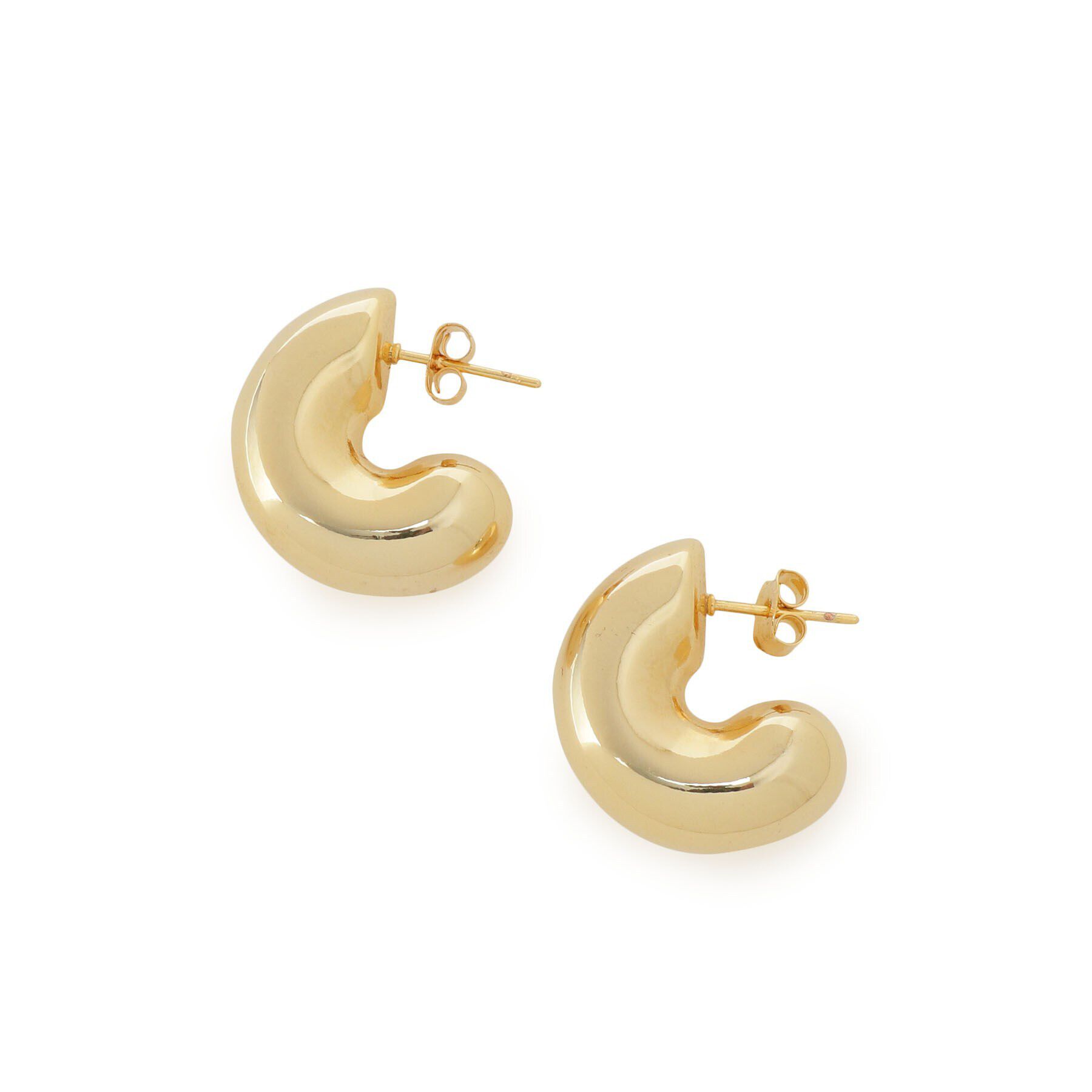 DRESSTERIOR「ワイドフープピアス」|ピアス|ゴールド(007)