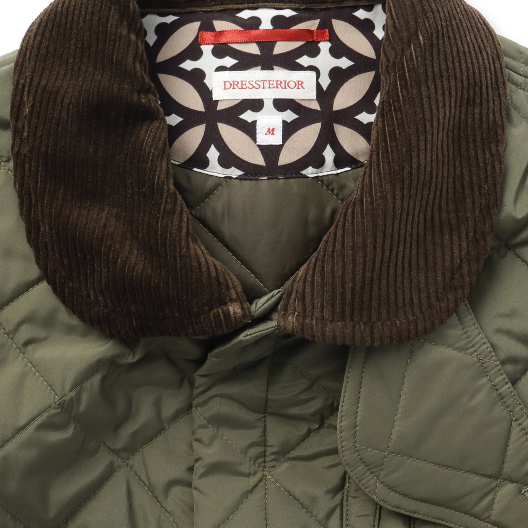 DRESSTERIOR「キルティング ハンティングジャケット」|ブルゾン・スタジャン|