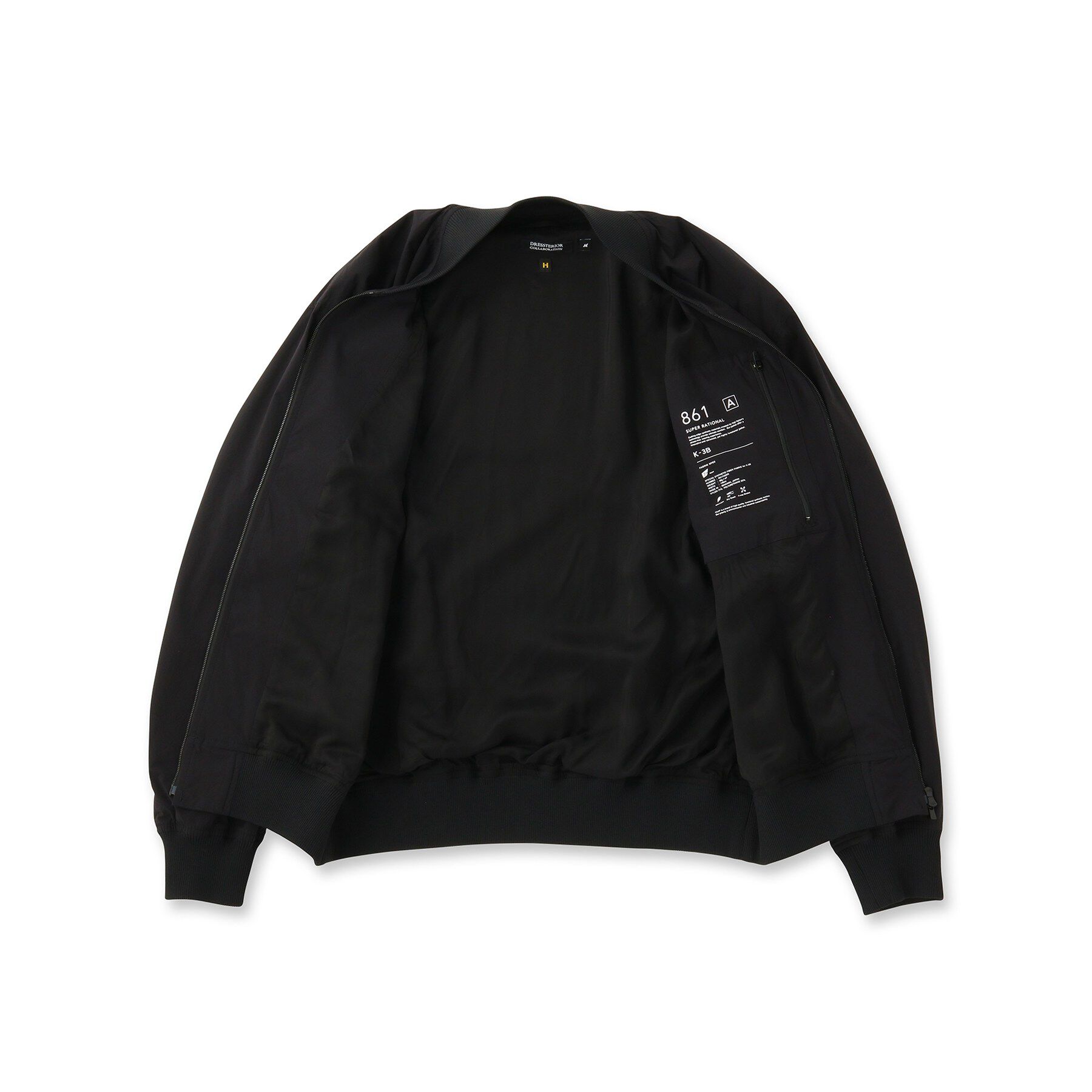 DRESSTERIOR「【干場義雅&times;K－3B&times;DRESSTERIOR】ブラックMA－1」|ブルゾン・スタジャン|