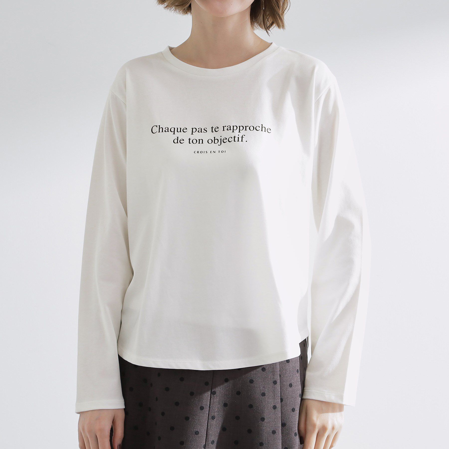 grove「【UVカット】ロゴアソートベーシックロンT」|Tシャツ・カットソー|