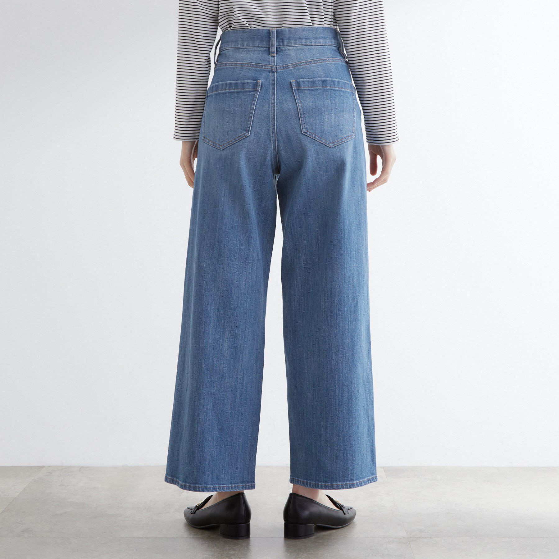 grove「【美シルエット/選べる着丈】大人のためのバギーデニム」|デニム|