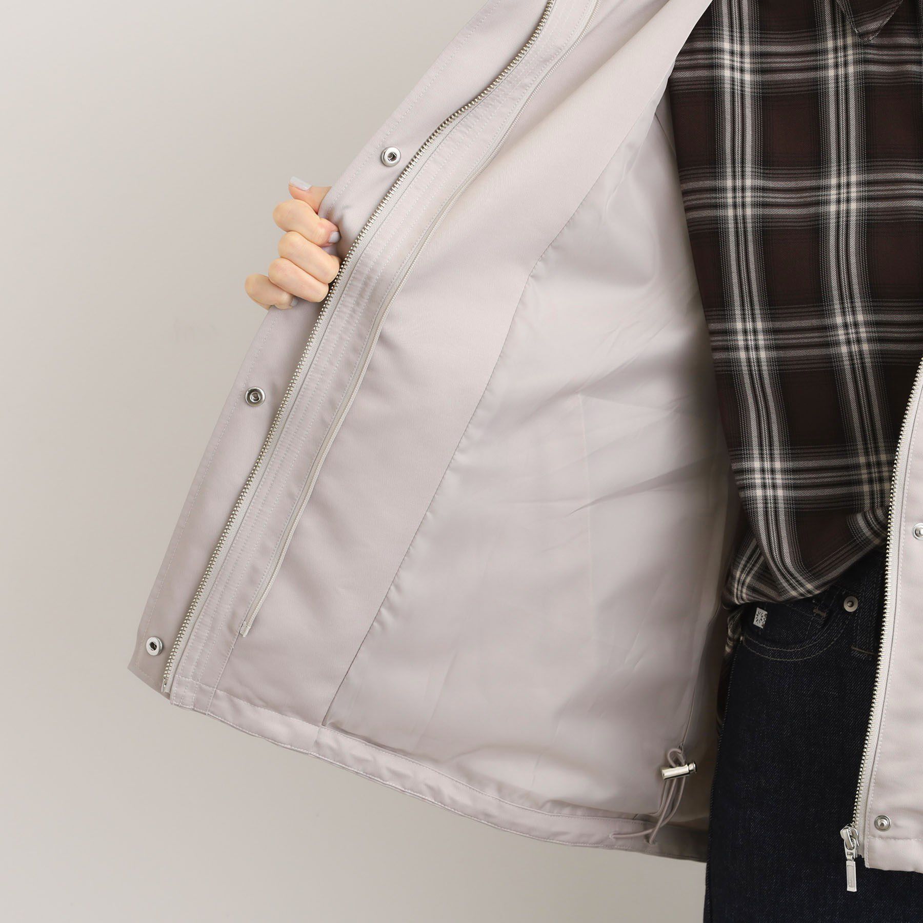 grove「【名品アウター/3WAY・はっ水】ボアライナー付マウンテンパーカ」|ブルゾン・スタジャン|