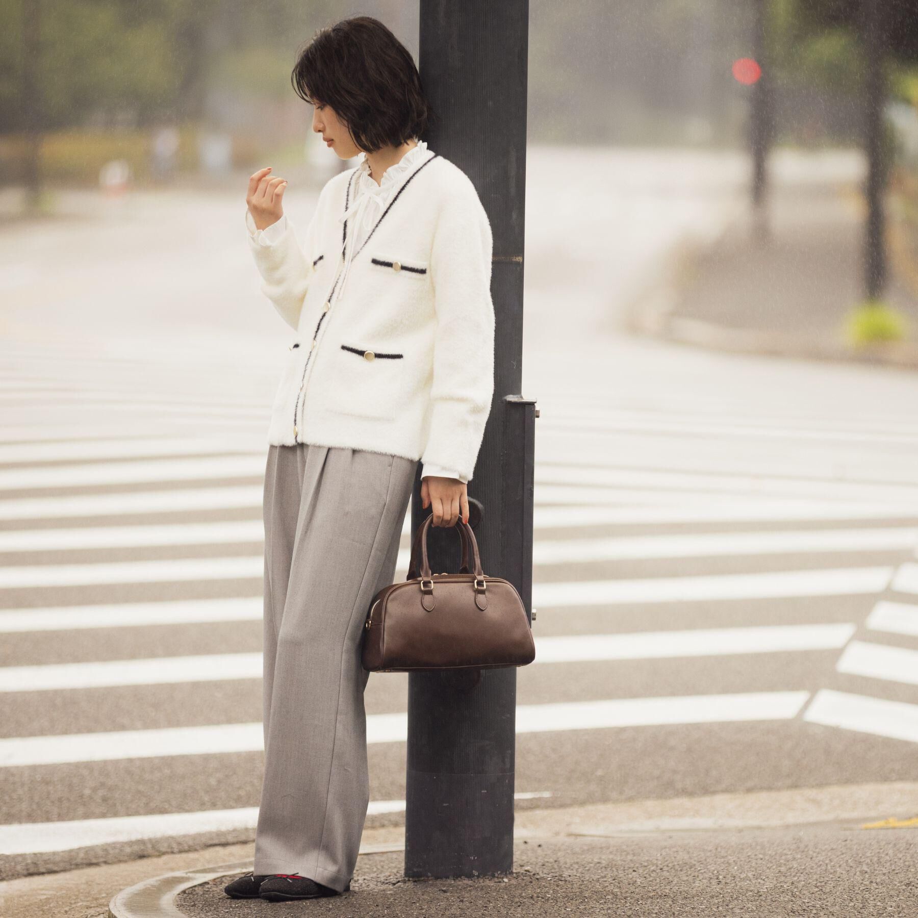 grove「軽やかフェザーで魅せる、クラシカルな主役カーディガン」|カーディガン|