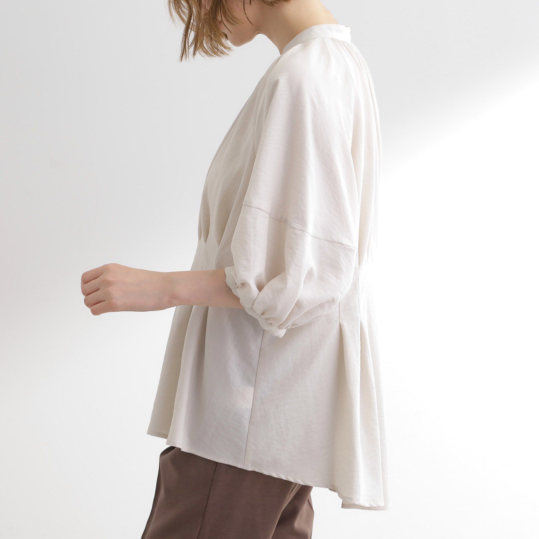 grove「ウエストタックチュニックブラウス」|シャツ・ブラウス|