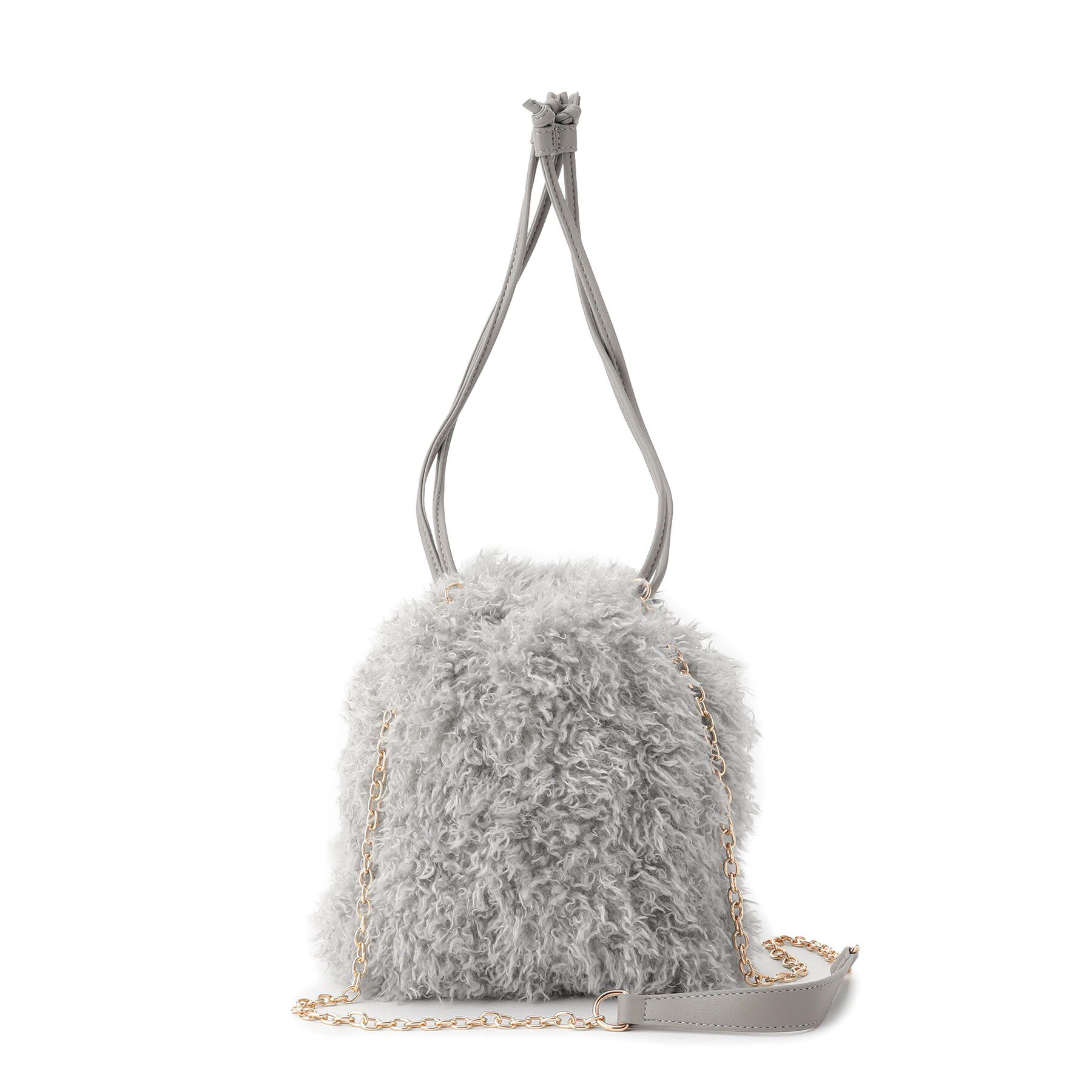 grove「プードル巾着チェーンショルダー」|ショルダー・メッセンジャー|