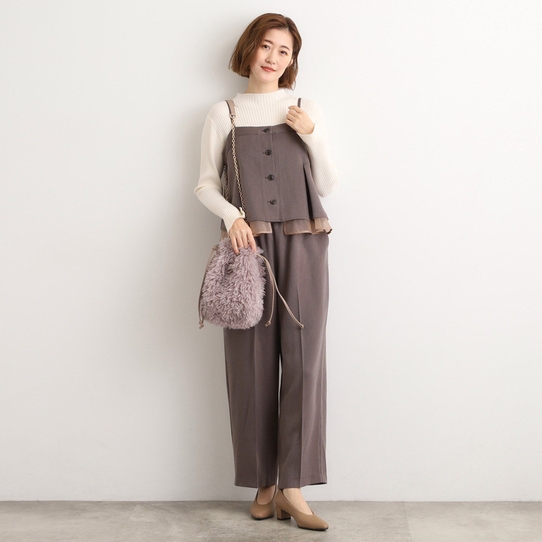 grove「プードル巾着チェーンショルダー」|ショルダー・メッセンジャー|