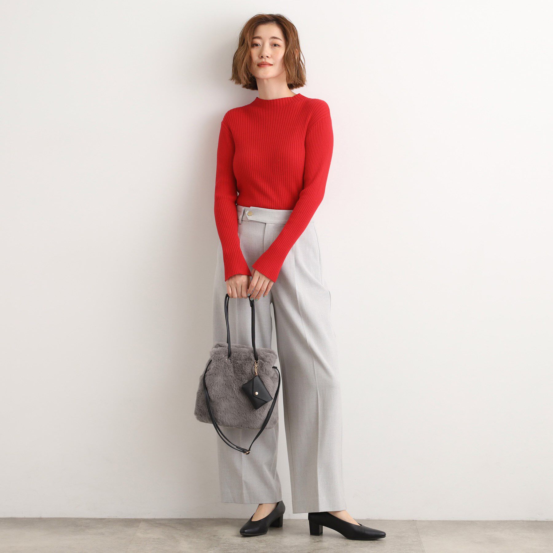 grove「エコファーポーチ付き2WAYショルダー」|ショルダー・メッセンジャー|