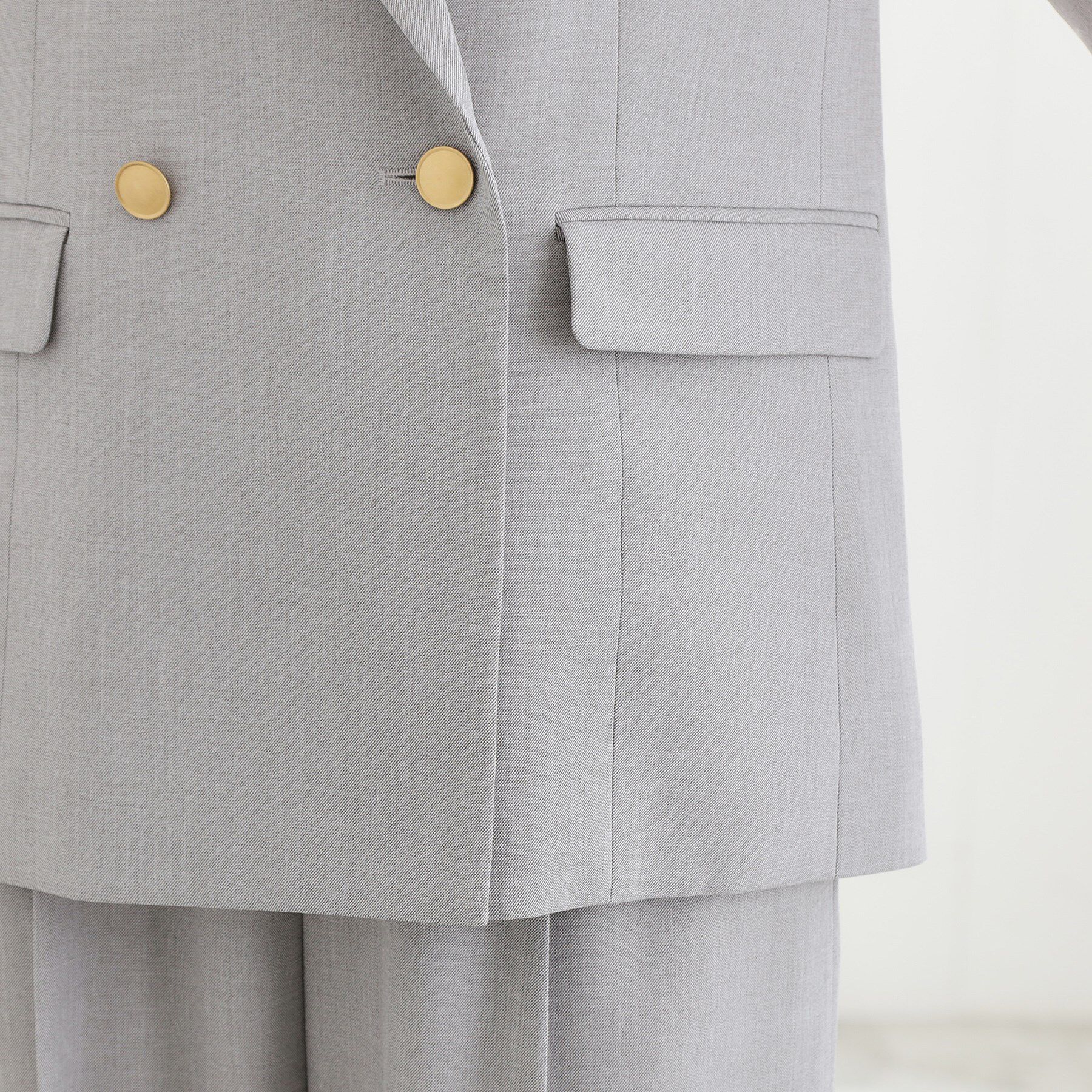 grove「【マシンウォッシュ/防シワ】ダブルテーラードジャケット【着回しカセット】」|テーラードジャケット|