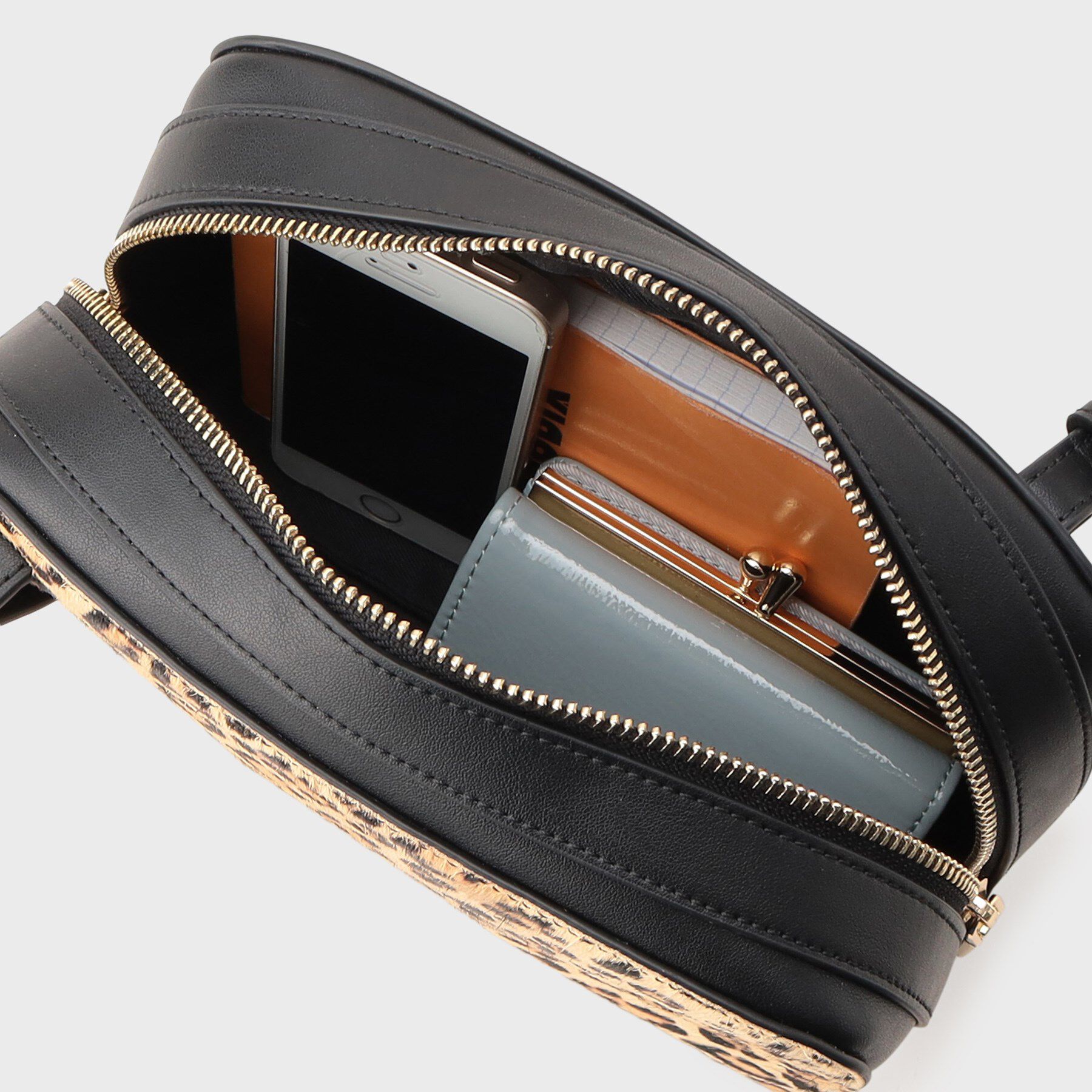 INDIVI「アニマルハラコ ボストンショルダー」|ショルダー・メッセンジャー|