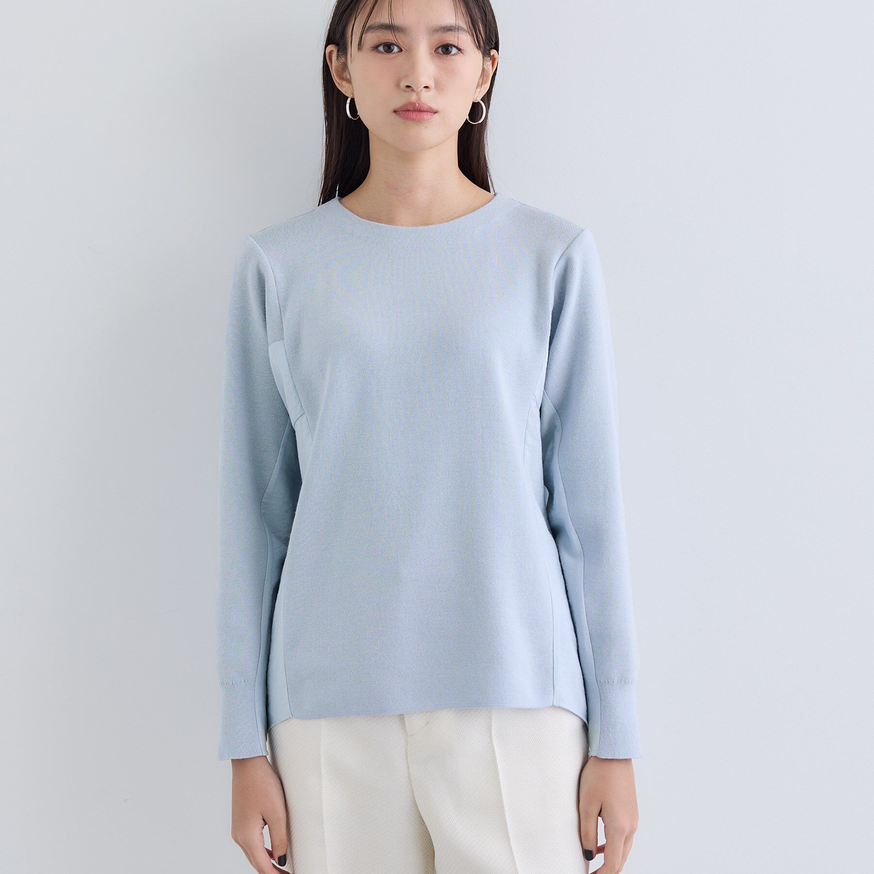 INDIVI「【洗える／選べる8色】トーンアップニット」|ニット・セーター|