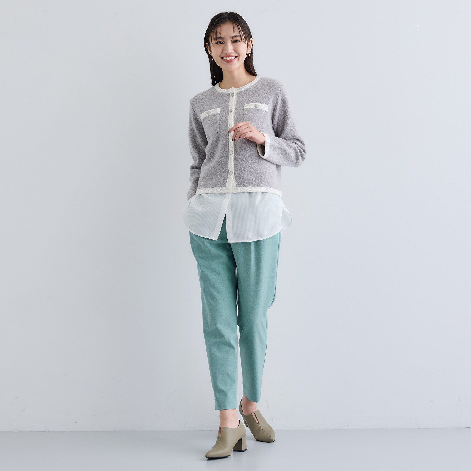 INDIVI「【洗える／裏起毛】ストレッチウォームパンツ」|その他|