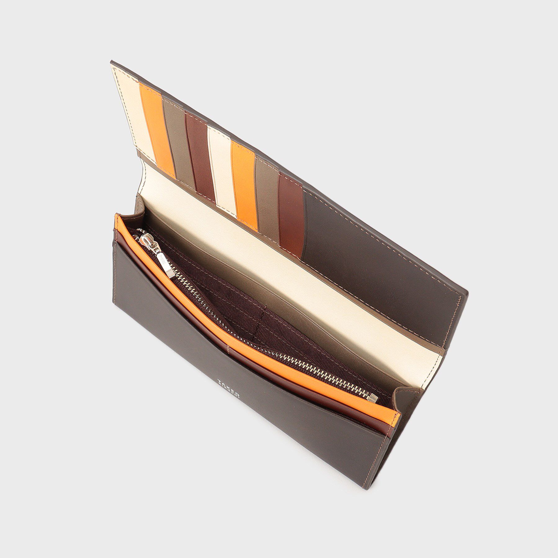 TAKEO KIKUCHI「アンティーク調レザー 2つ折り長財布」|財布|