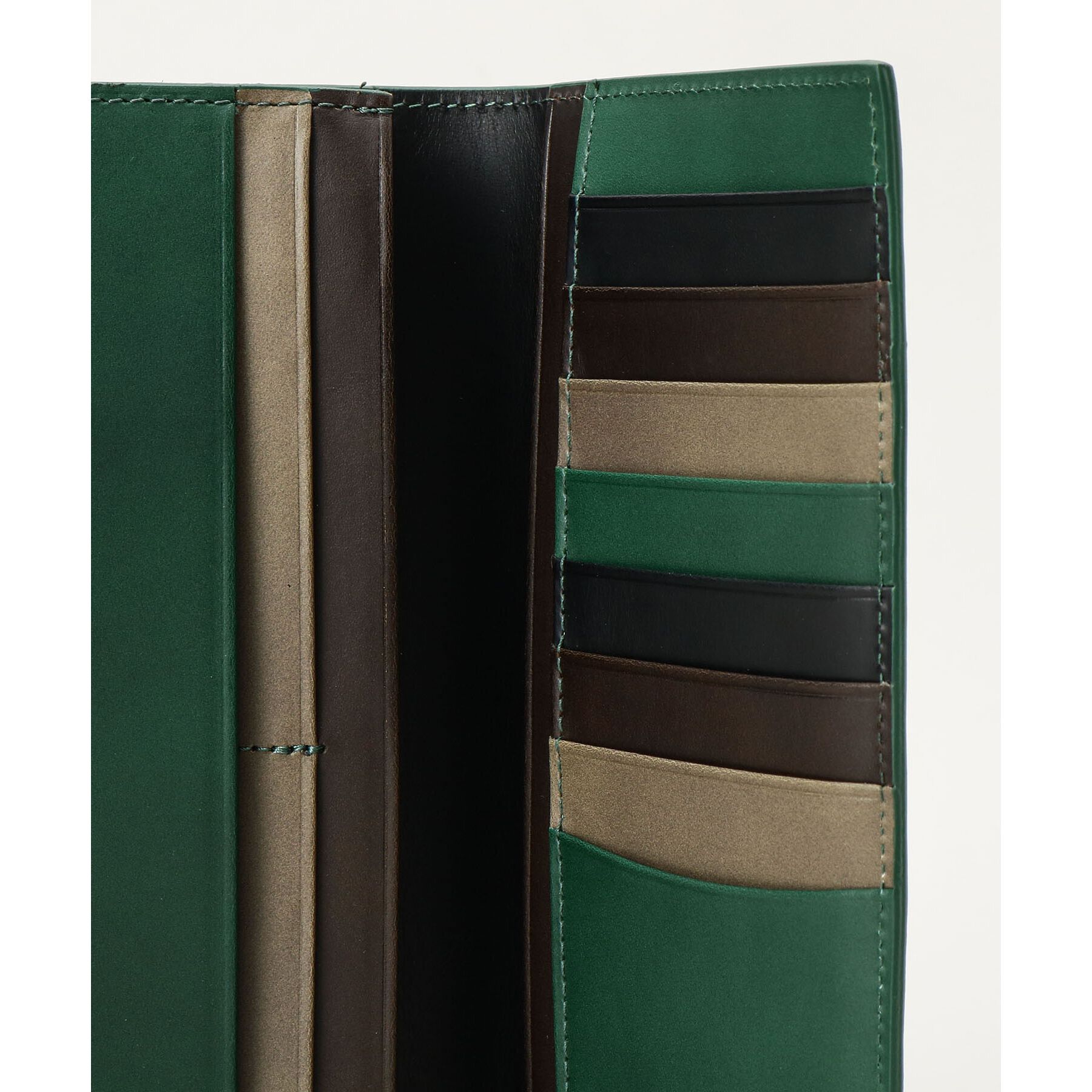 TAKEO KIKUCHI「アンティーク調レザー 2つ折り長財布」|財布|