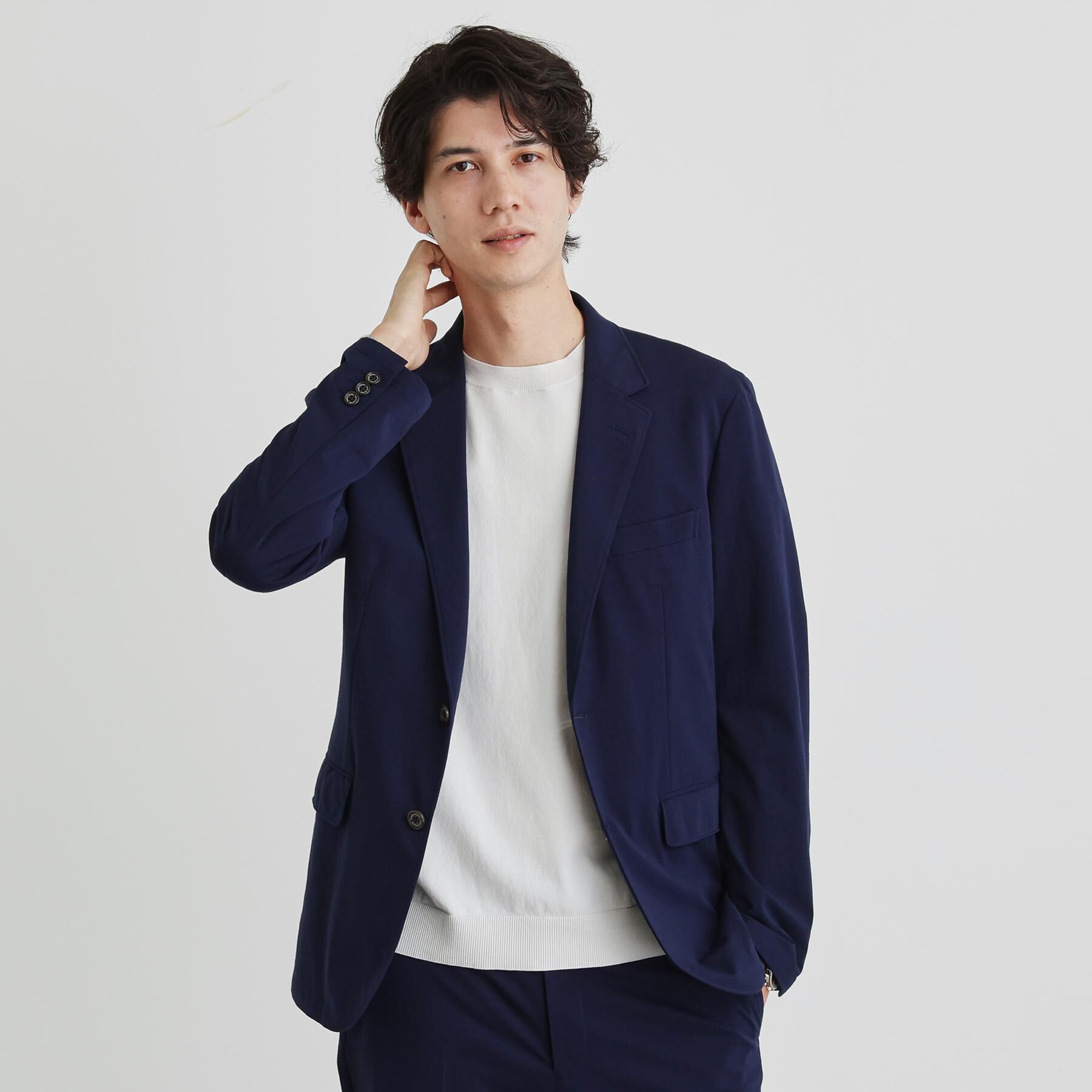 TAKEO KIKUCHI「テーラードニット プルオーバー」|Tシャツ・カットソー|