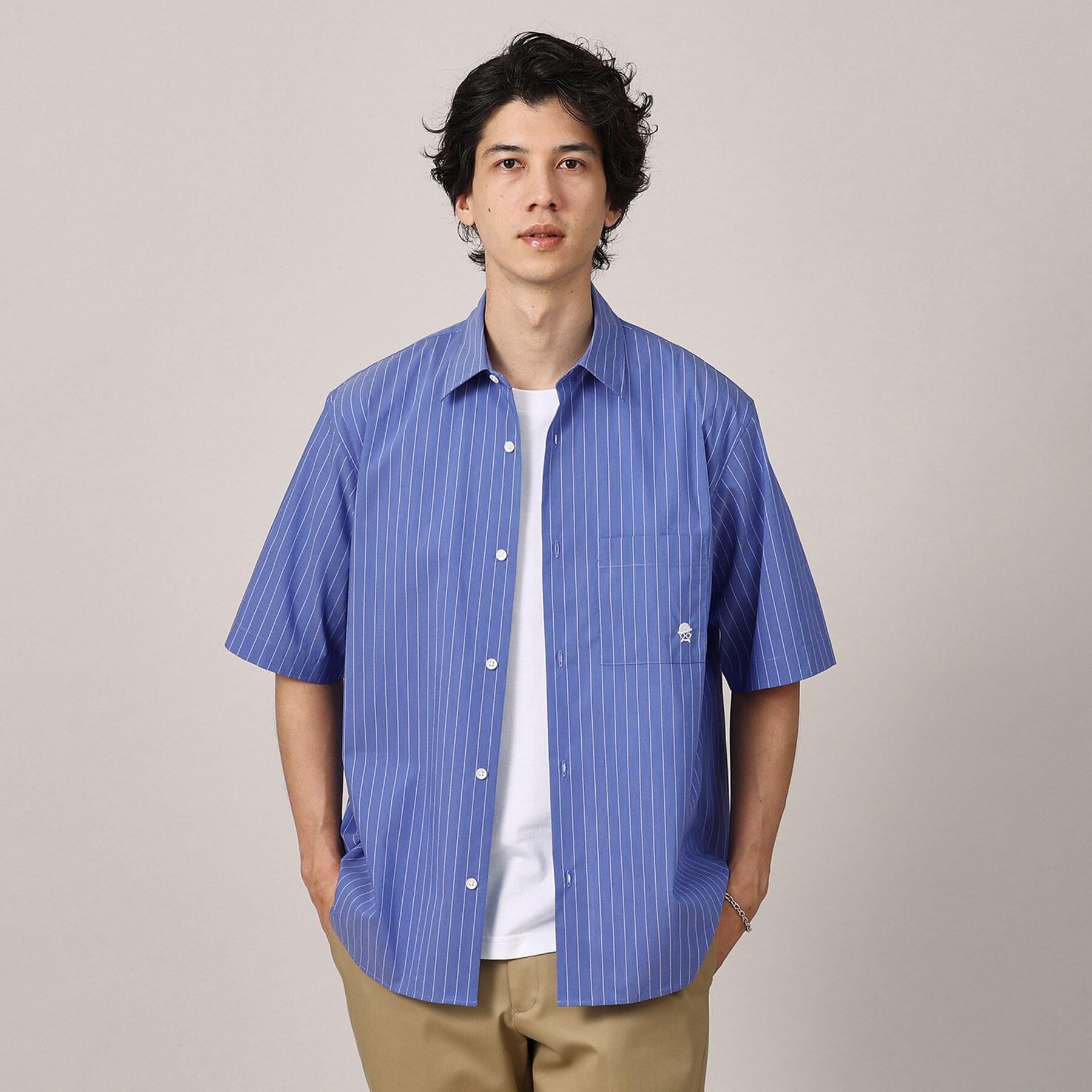 TAKEO KIKUCHI「【LIMITED】ワンポイント刺繍 半袖シャツ」|シャツ・ブラウス|