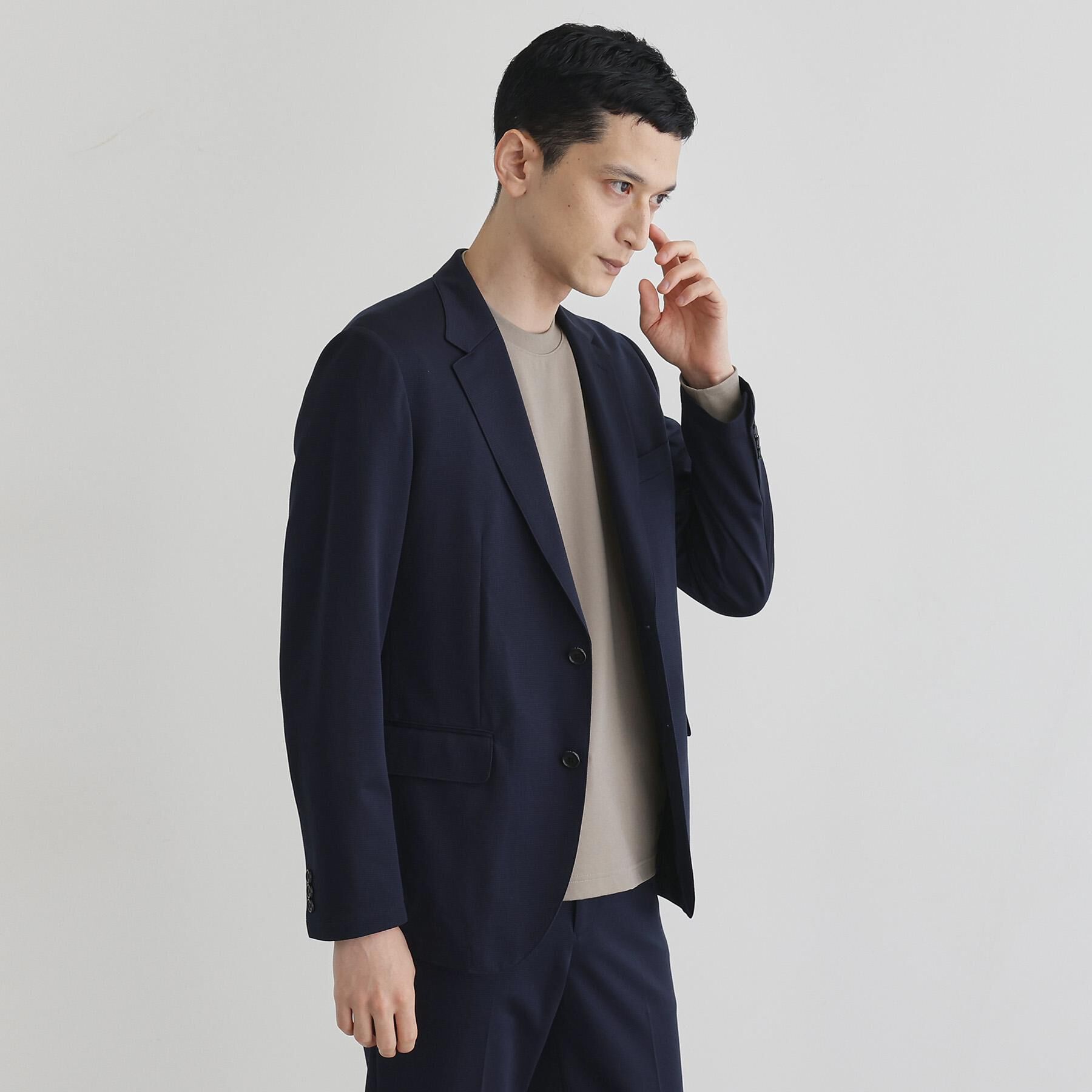 TAKEO KIKUCHI「ピンジャージ 千鳥 ジャケット」|テーラードジャケット|