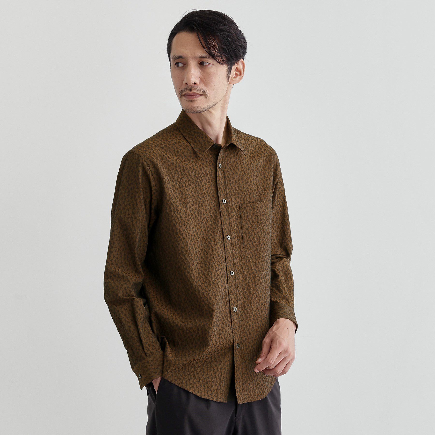 TAKEO KIKUCHI「【Made in JAPAN】播州織 ドビー千鳥シャツ」|シャツ・ブラウス|