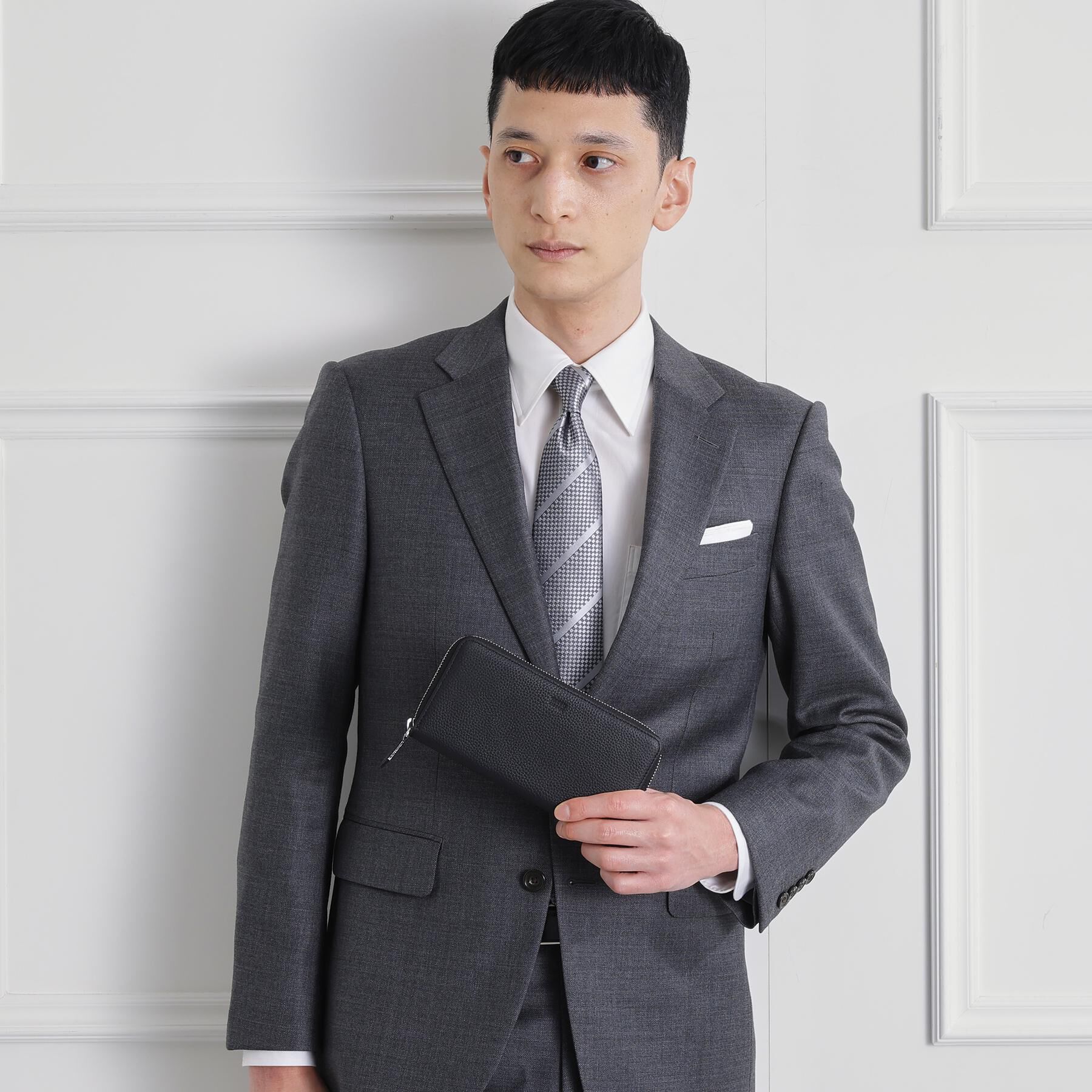 TAKEO KIKUCHI「ソフトシュリンクレザー長財布」|財布|