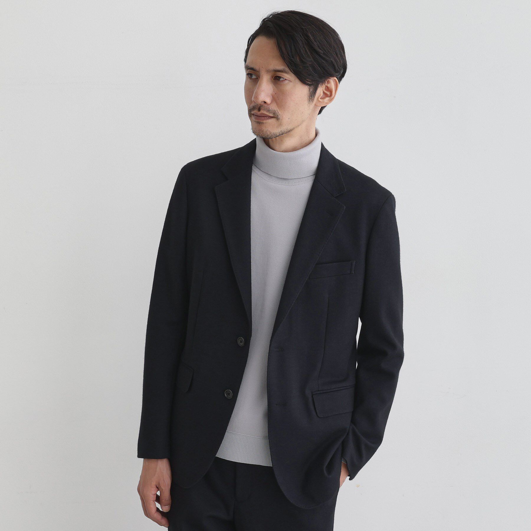 TAKEO KIKUCHI「アンチピリング タートルネック ニット」|ニット・セーター|