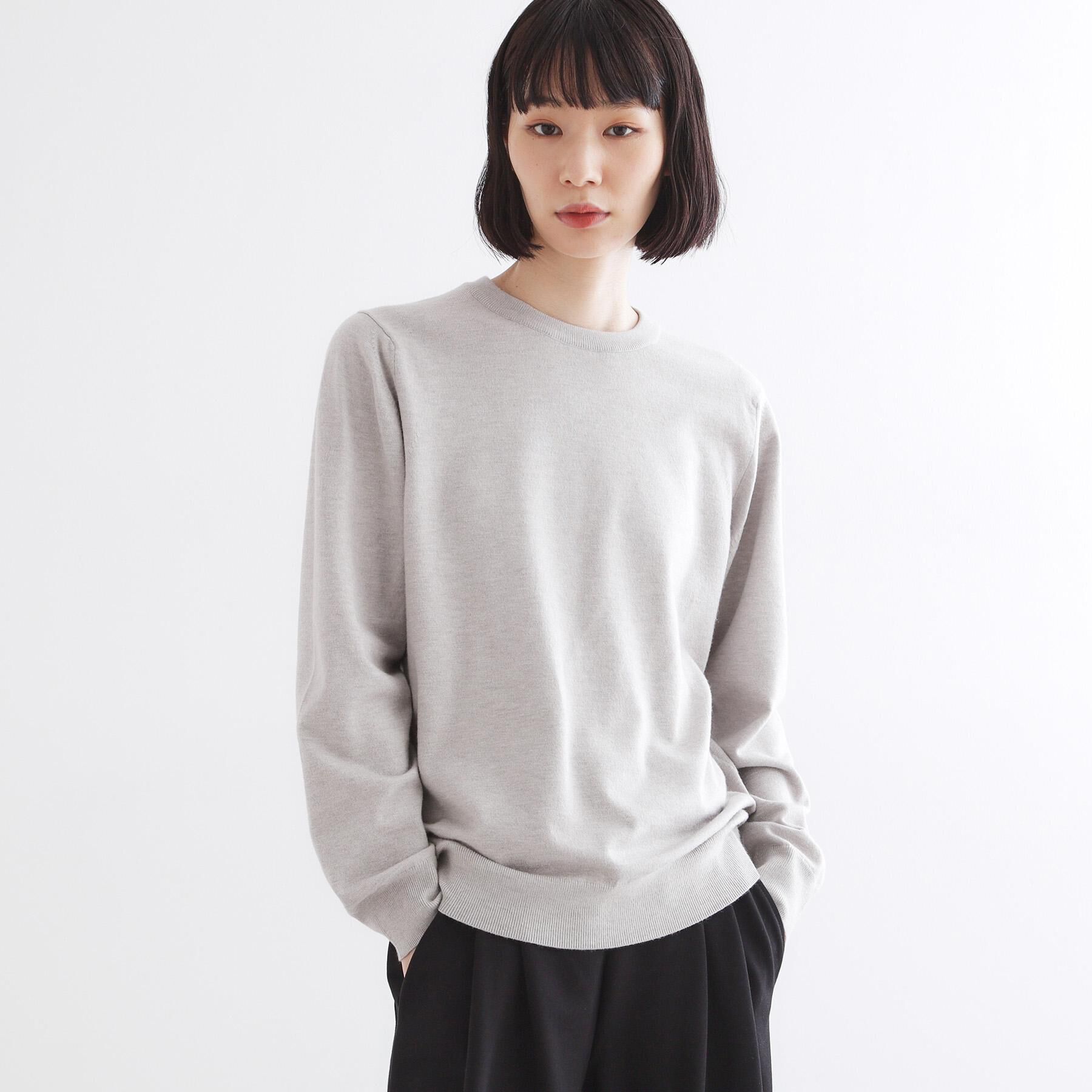 tk.TAKEO KIKUCHI「ハイゲージコンパクトニットクルー」|ニット・セーター|