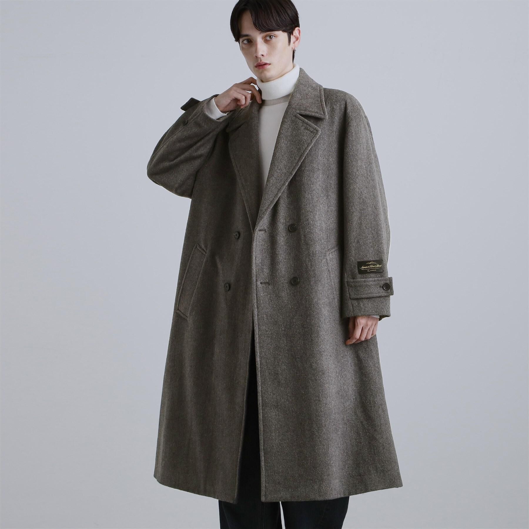 tk.TAKEO KIKUCHI「ダブルオーバーチェスターコート」|その他|チャコールグレー(7