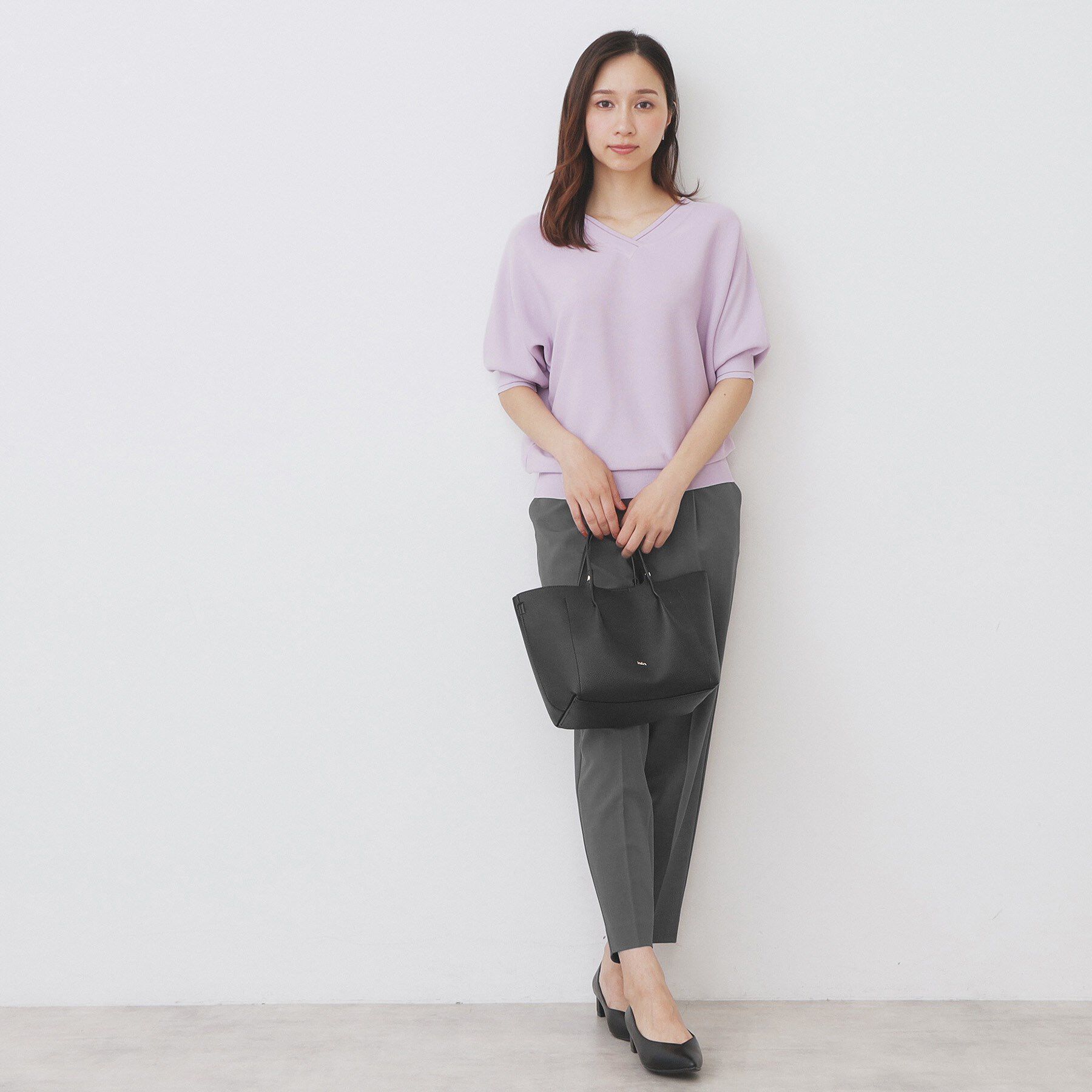 index「《5色展開》前後2WAY ドルマンスリーブニット【UVケア/抗ピル/洗濯機洗い可】」|ニット・セーター|