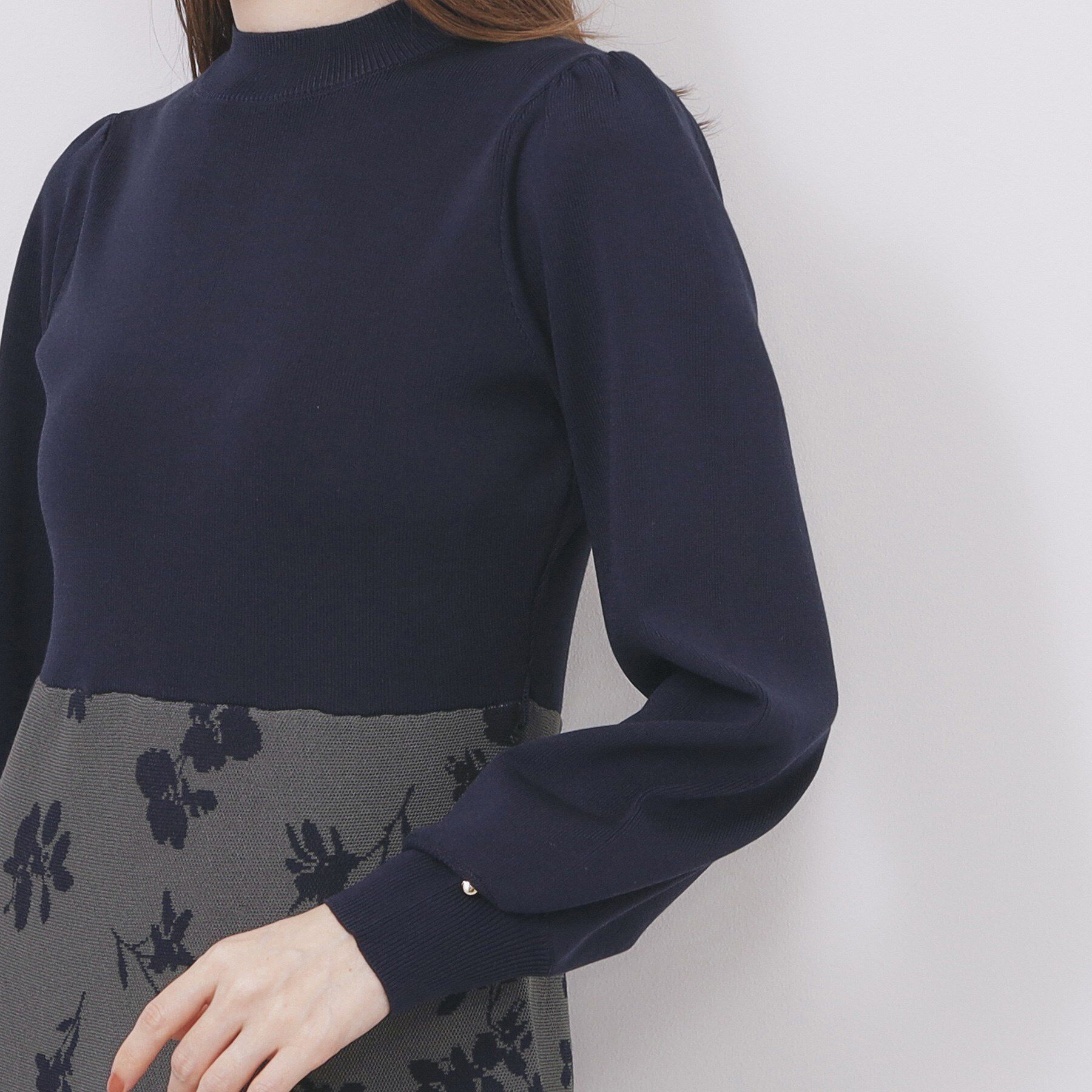 index「ハイネックニットワンピース【洗濯機OK/抗ピル】」|ワンピース|