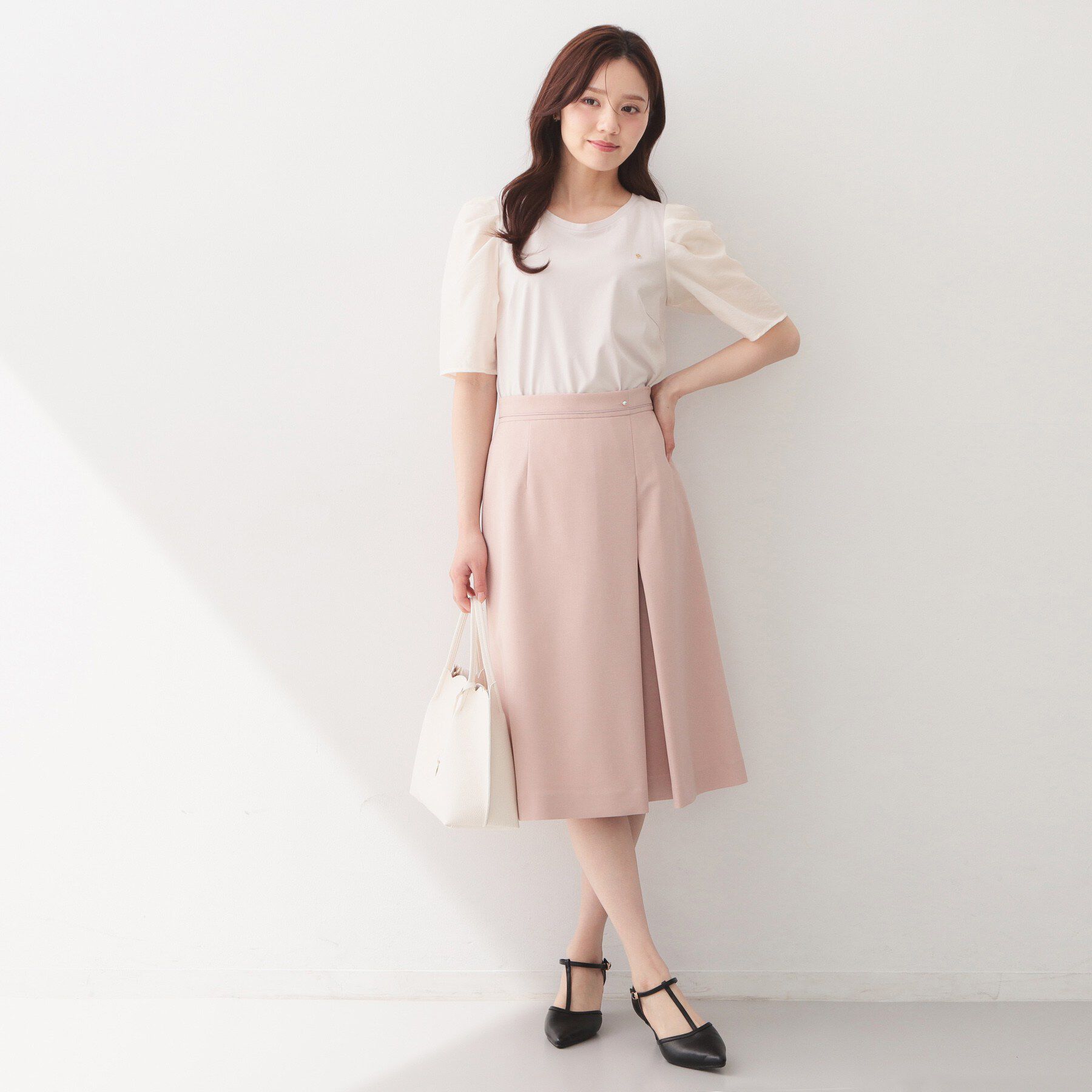 index「シアータックスリーブドッキングTシャツ【洗濯機OK／UVケア／接触冷感】」|Tシャツ・カットソー|