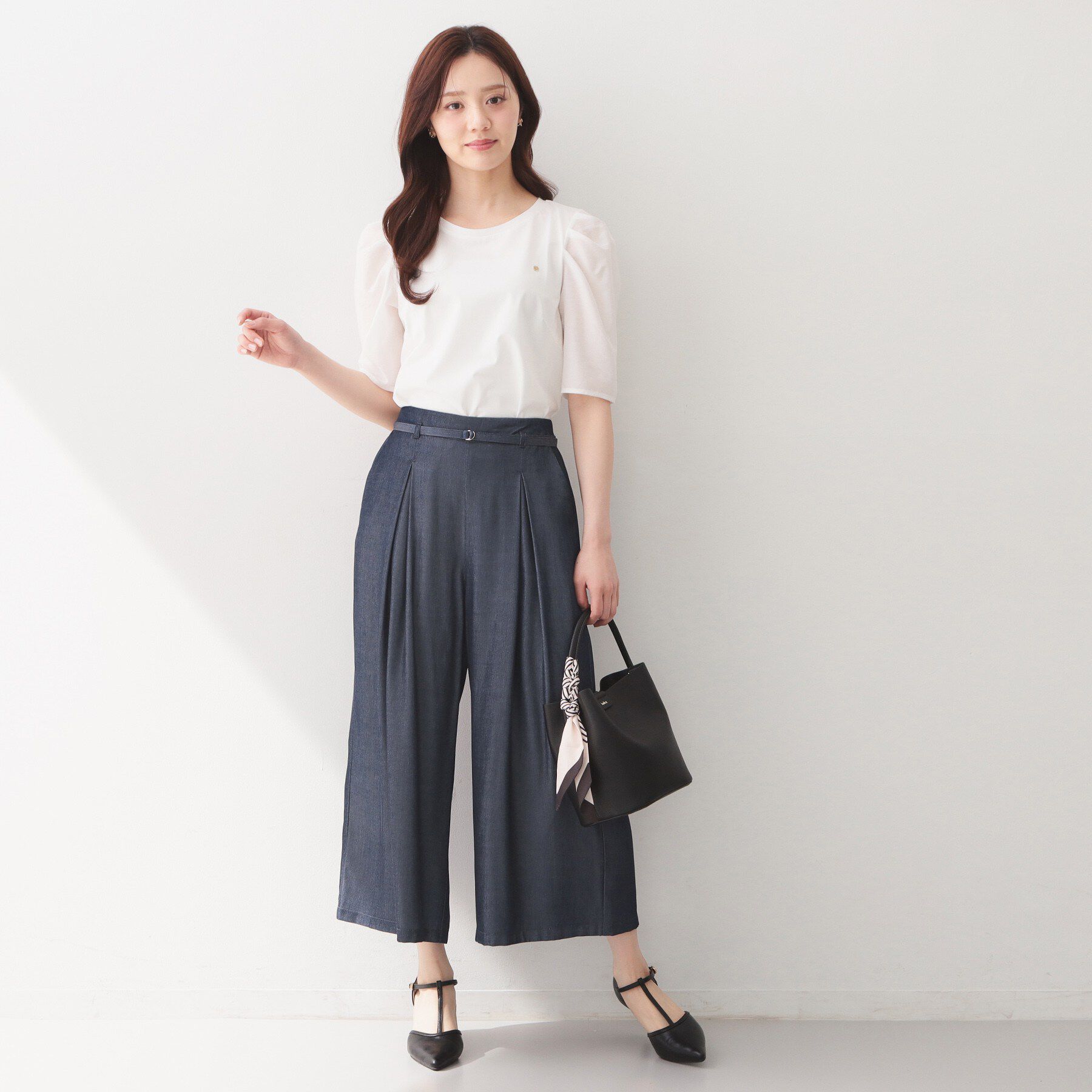 index「シアータックスリーブドッキングTシャツ【洗濯機OK／UVケア／接触冷感】」|Tシャツ・カットソー|