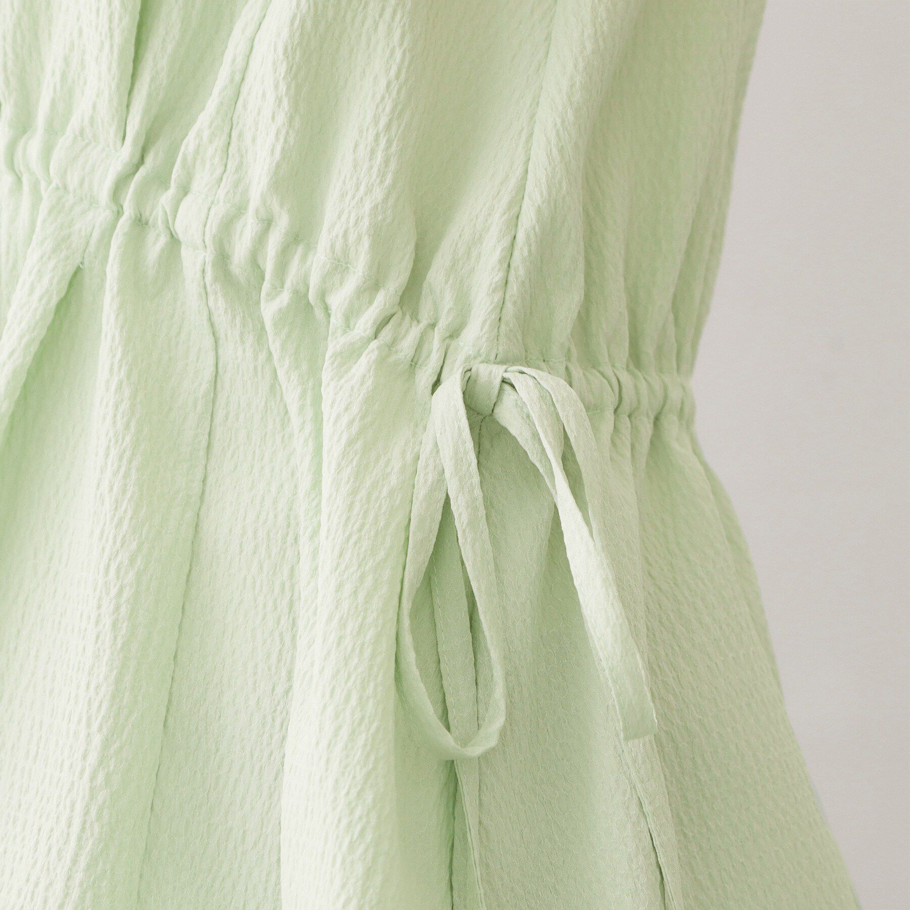 index「シボサイドリボンペプラムブラウス【洗濯機OK／防シワ／ストレッチ／イージーアイロン】」|シャツ・ブラウス|