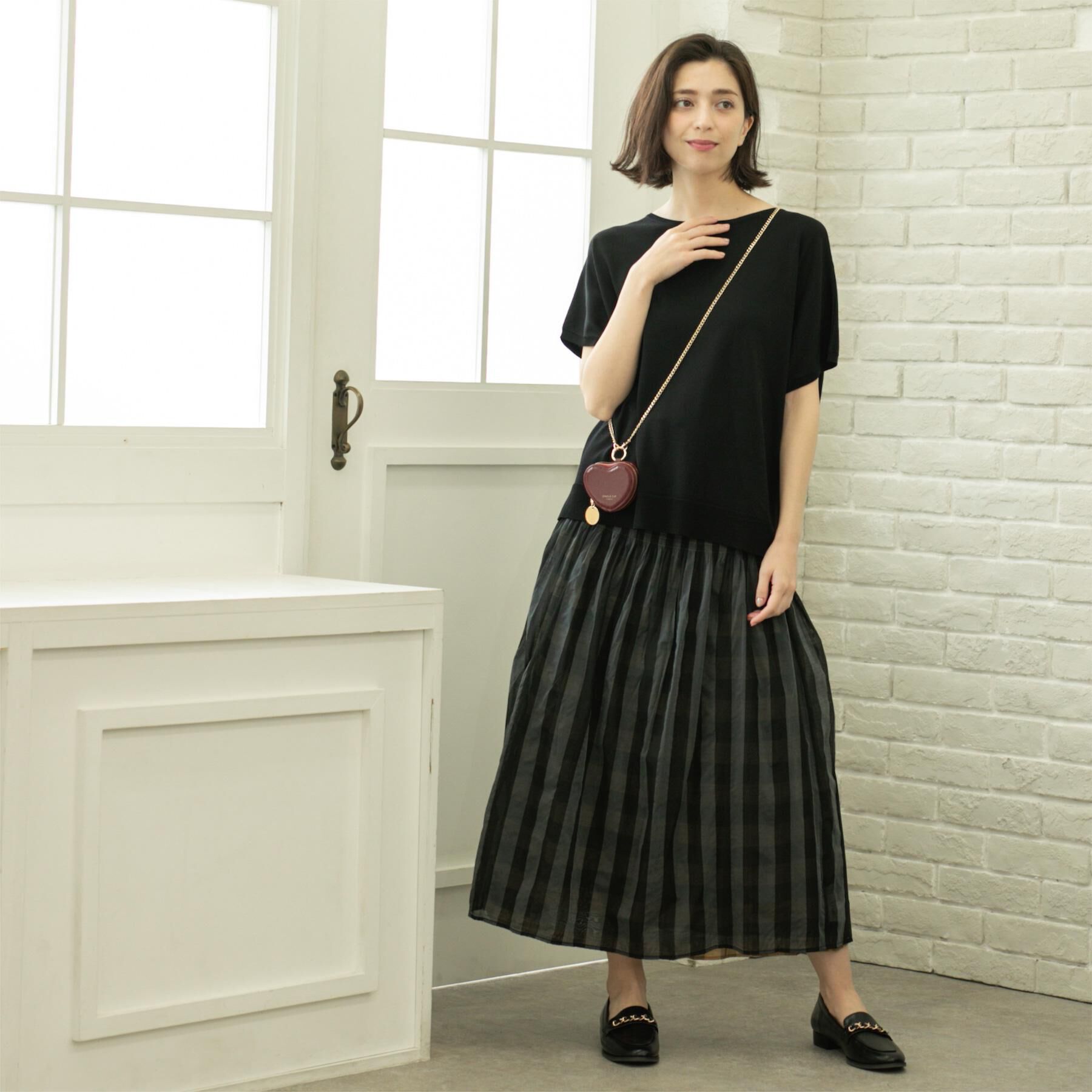 OPAQUE.CLIP「《6色展開/S-LLサイズ》ドルマンスリーブニット【UV/接触冷感/洗濯機洗い可/抗ピル】」|ニット・セーター|