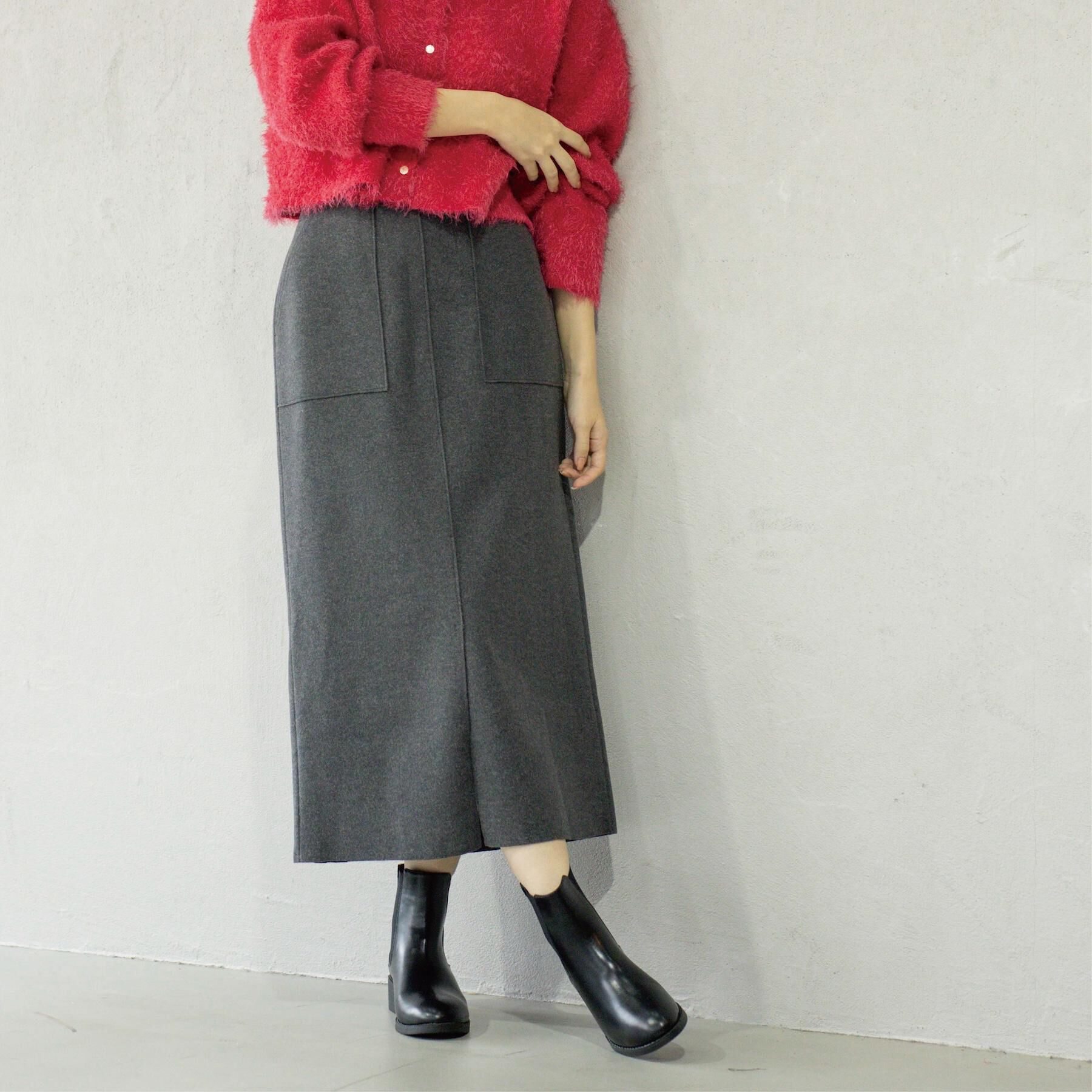 OPAQUE.CLIP「ウールライクタイトスカート【洗濯機洗い可】《8col》」|スカート|