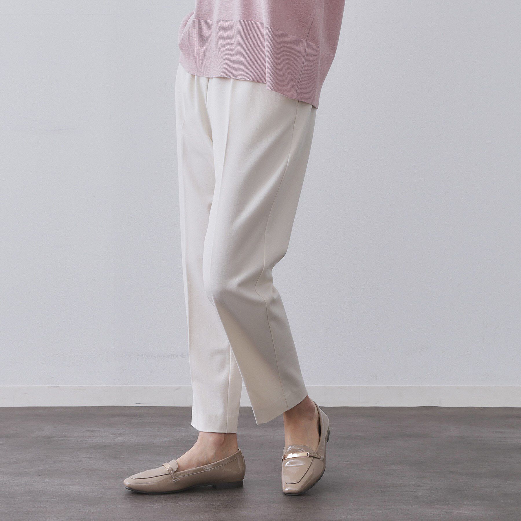 OPAQUE.CLIP「ウォームタッチ イージーテーパードパンツ【洗濯機洗OK/ストレッチ】」|その他|