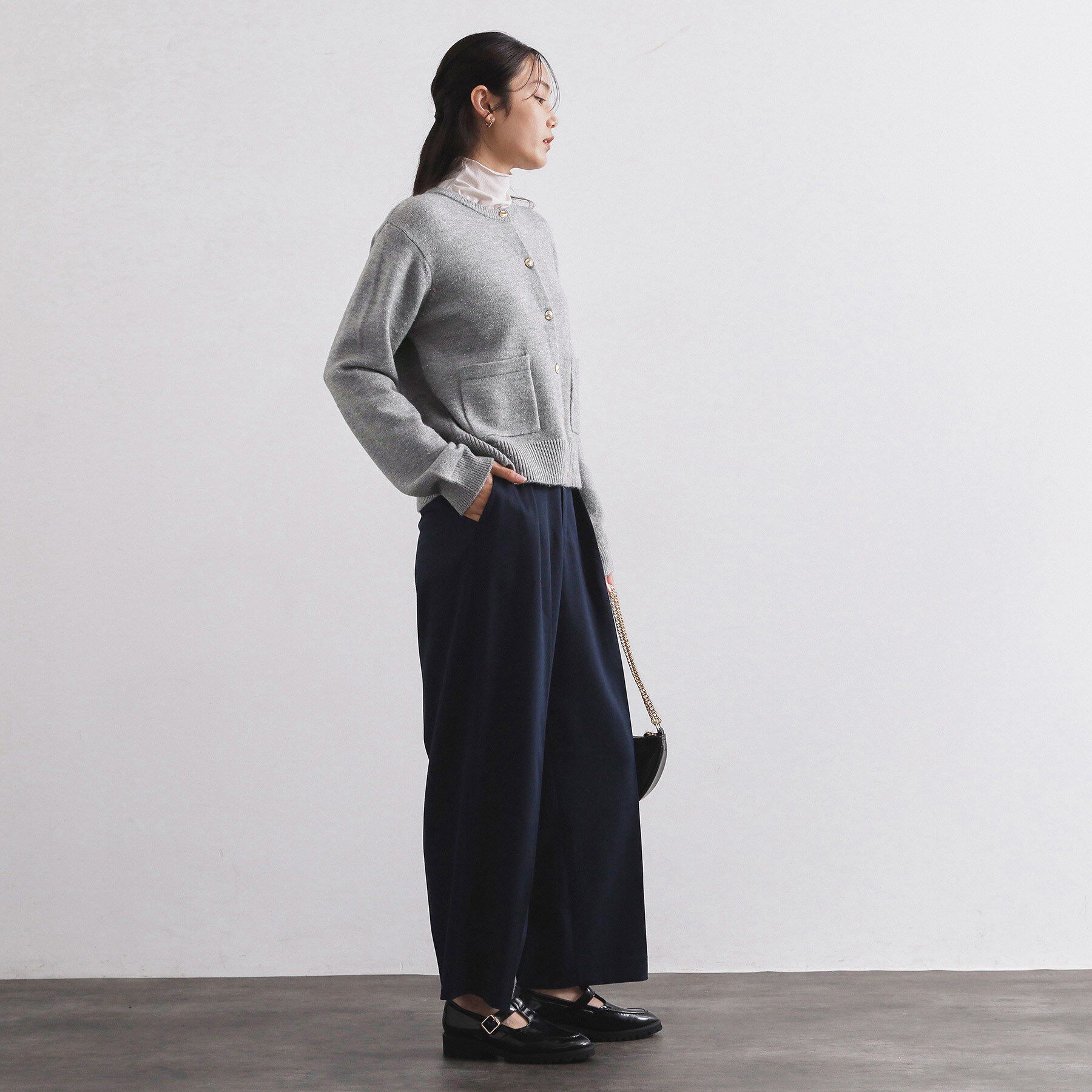 OPAQUE.CLIP「カルゼタックワイドパンツ【洗濯機OK】」|その他|