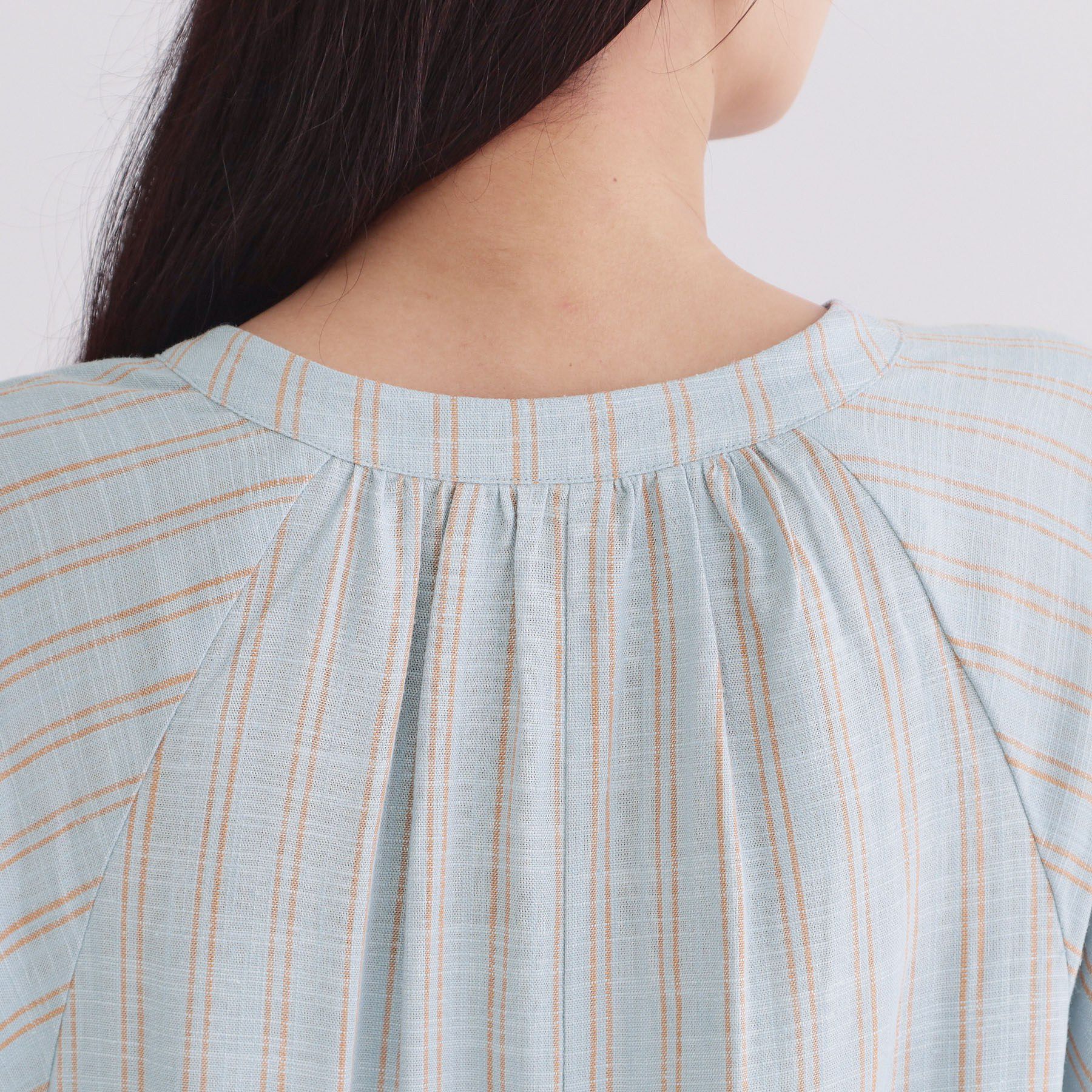 OPAQUE.CLIP「キーネックロングワンピース【洗える】」|ワンピース|