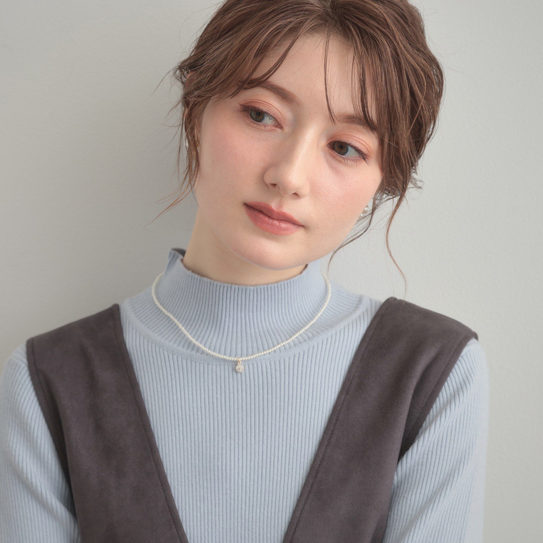 Couture broach「プチパール調ネックレス」|ネックレス|