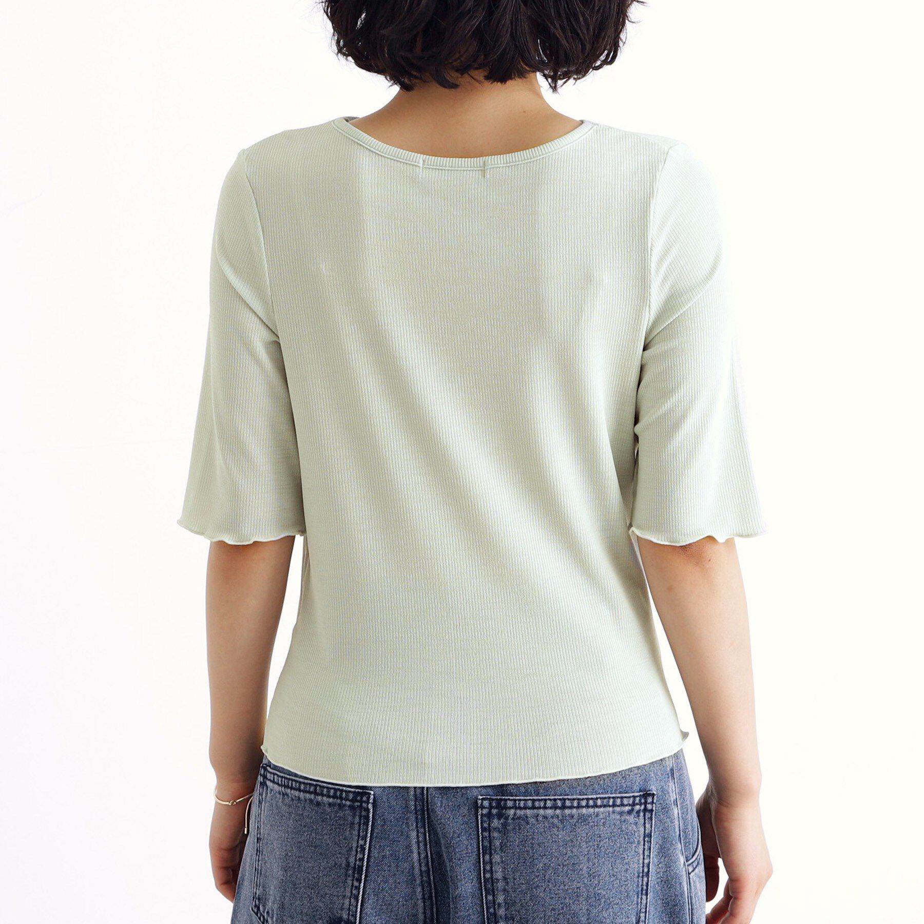 THE SHOP TK「ドレープカットソー【洗濯機OK/シワになりにくい】」|シャツ・ブラウス|