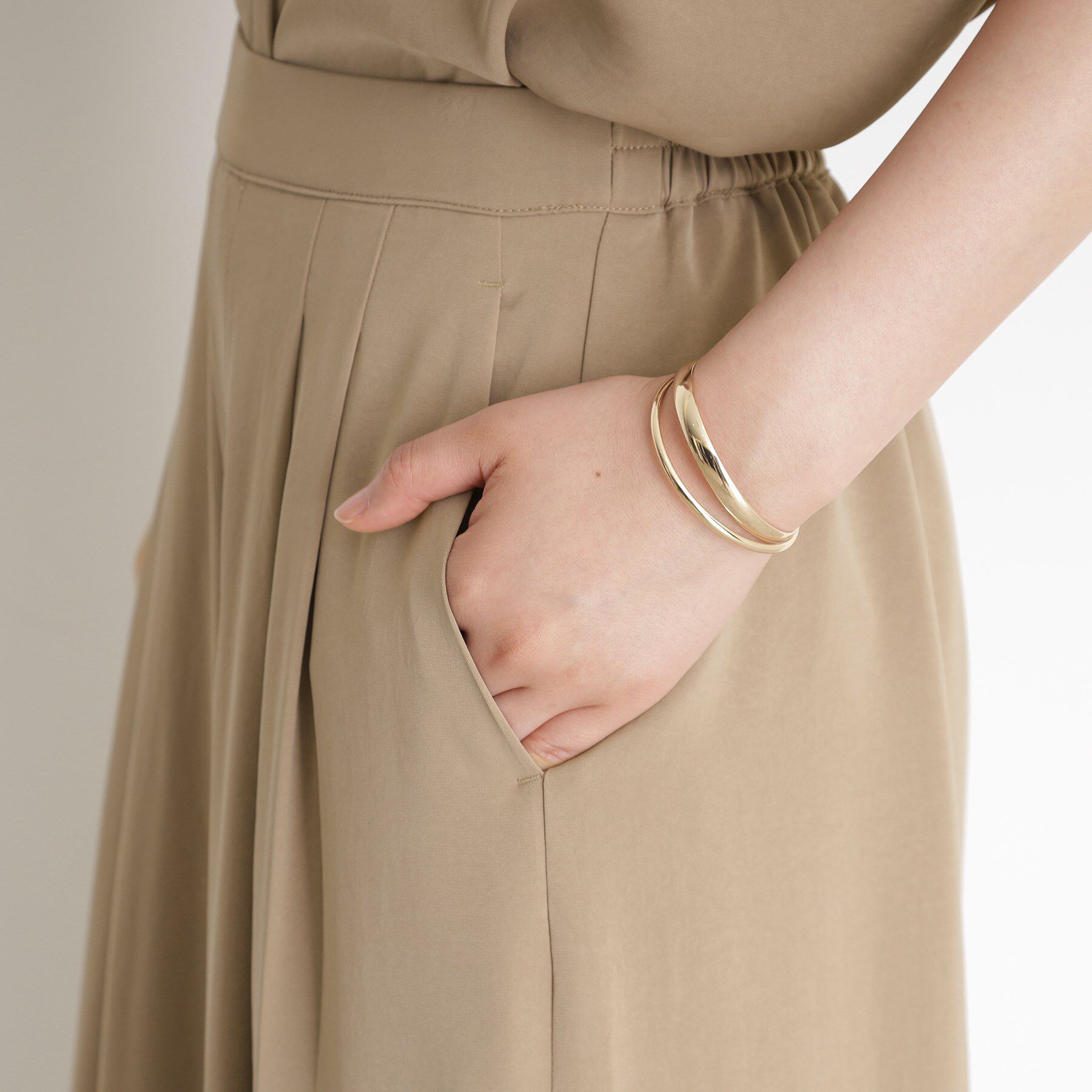 THE SHOP TK「タックワイドパンツ【UV/洗濯機OK/セットUP可】」|その他|