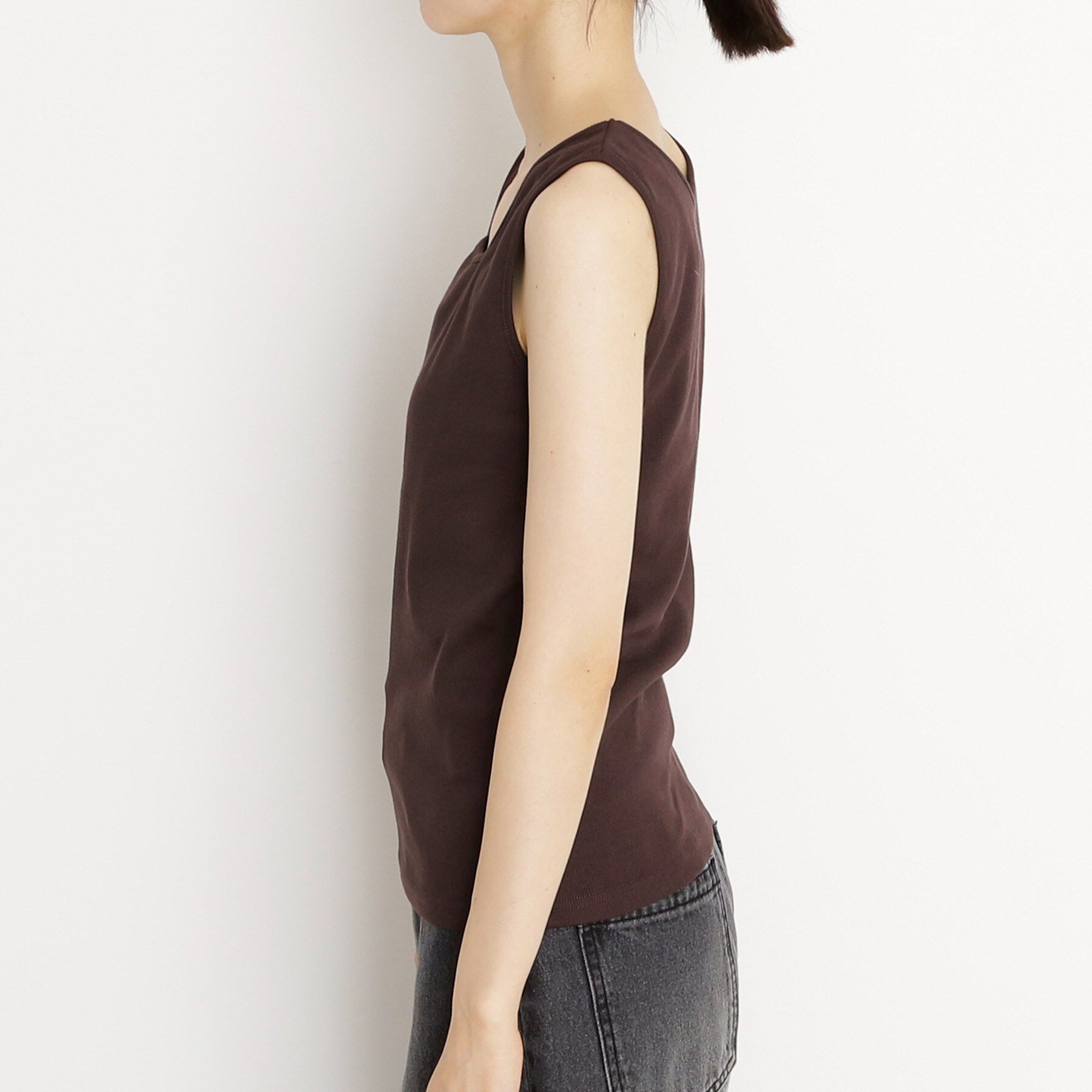 THE SHOP TK「【ひんやり】前後2WAY スクエアタンクトップ」|キャミソール|