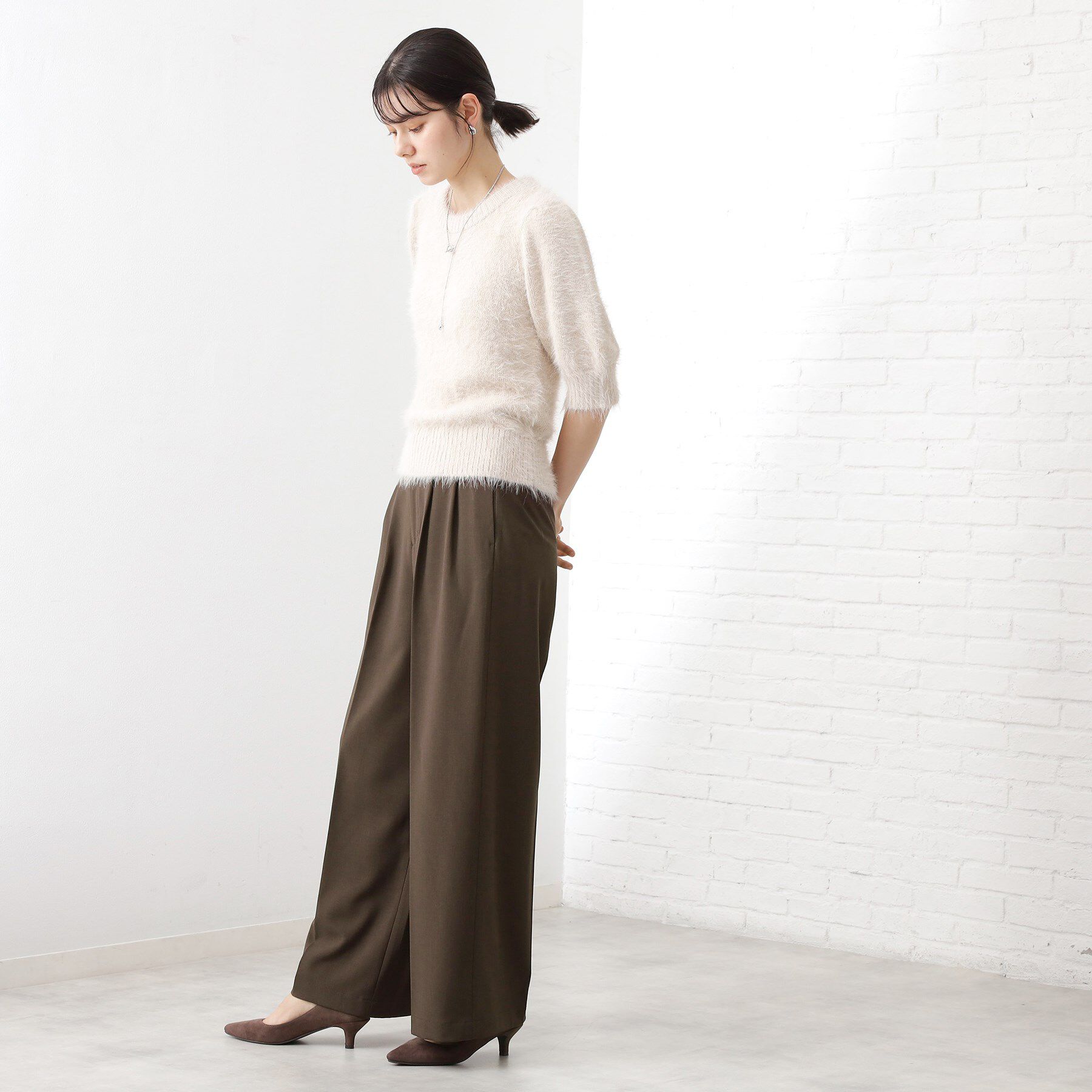 THE SHOP TK「【きれいめもカジュアルもお任せ】2タックワイドパンツ【セットアップ可】」|その他|