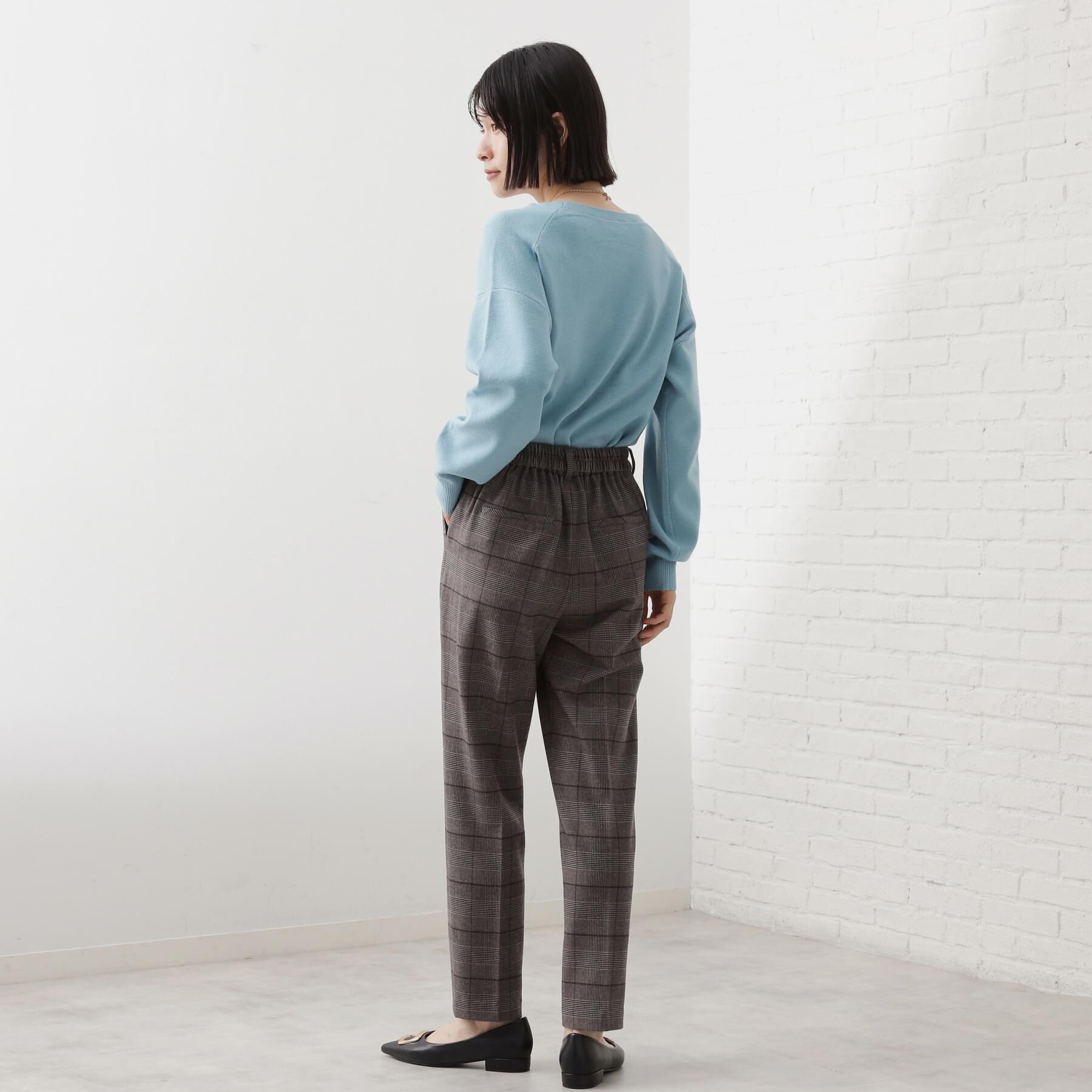 THE SHOP TK「【着丈選べる/XS～XLサイズ】あったか裏起毛テーパードパンツ」|その他|