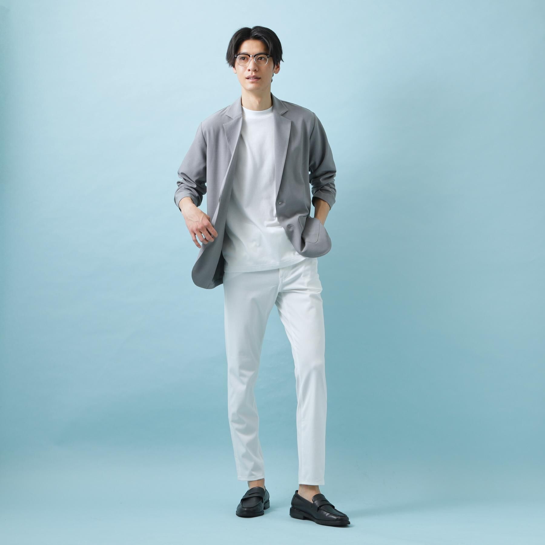 THE SHOP TK「プレミアムスキニーパンツ COOL 360&deg;ストレッチ／接触冷感／全4サイズ・4色展開」|その他|