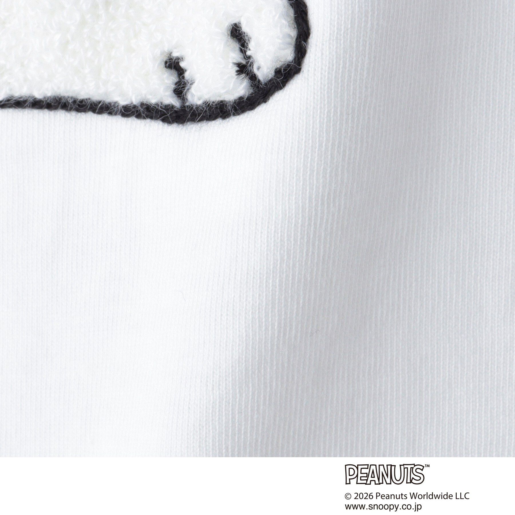 THE SHOP TK「PEANUTS ／ ピーナッツ スヌーピー さがら刺繍 半袖Tシャツ」|Tシャツ・カットソー|