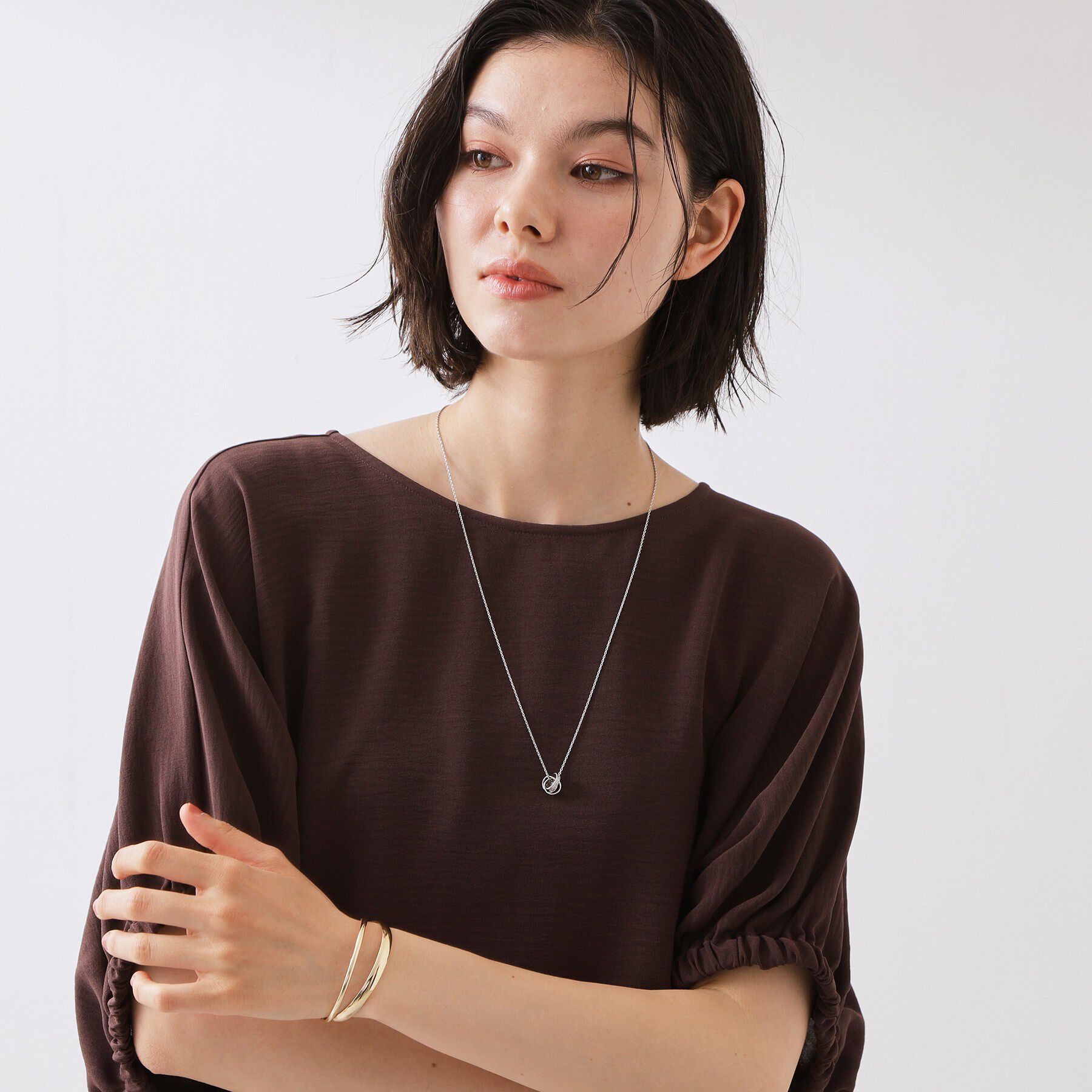 THE SHOP TK「ロンデルネックレス」|ネックレス|