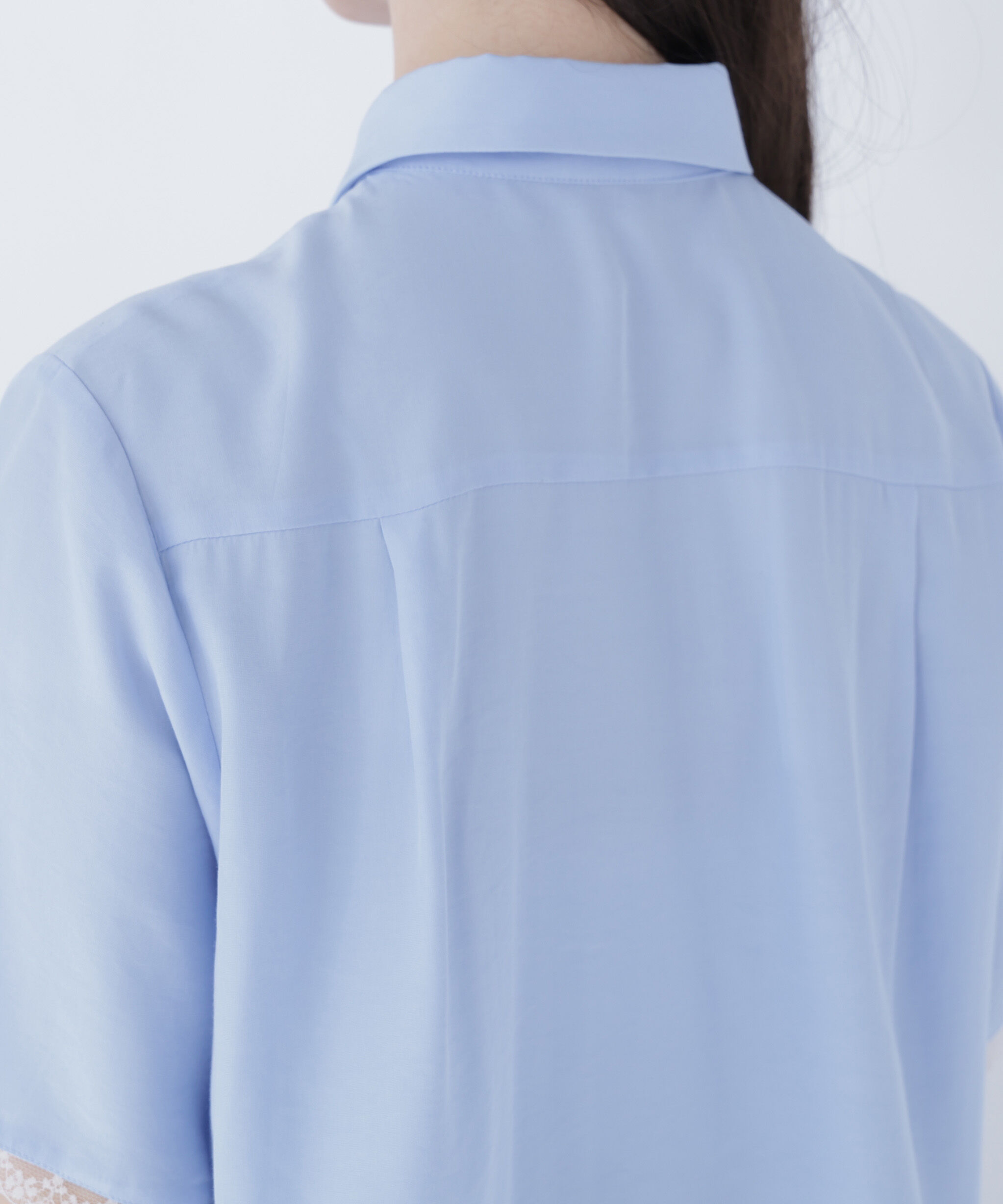  「レースドッキングシャツ」|シャツ・ブラウス|